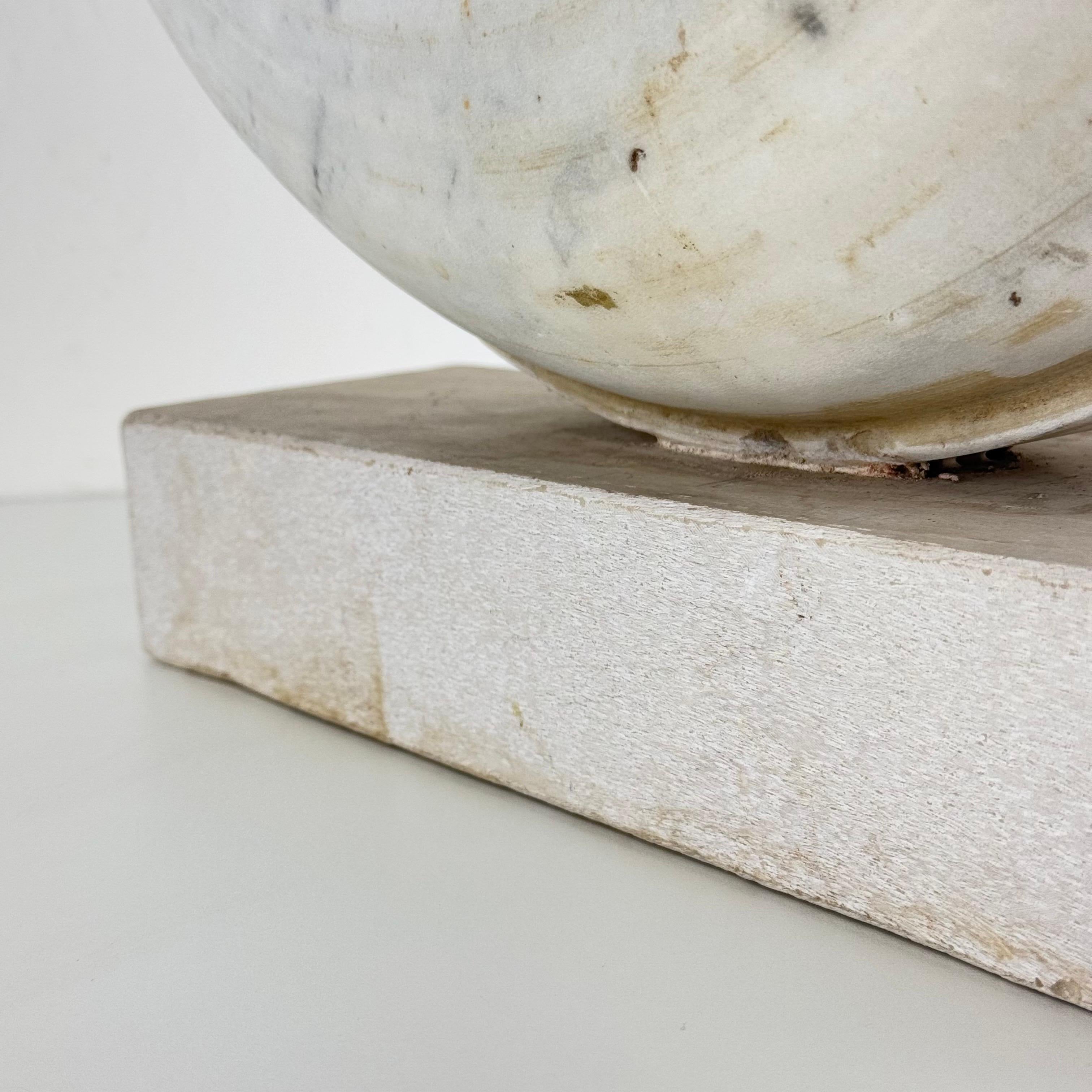 Pietro Cenedella, Biomorphe Skulptur aus Carrara-Marmor, Italien, 1970er Jahre im Angebot 12