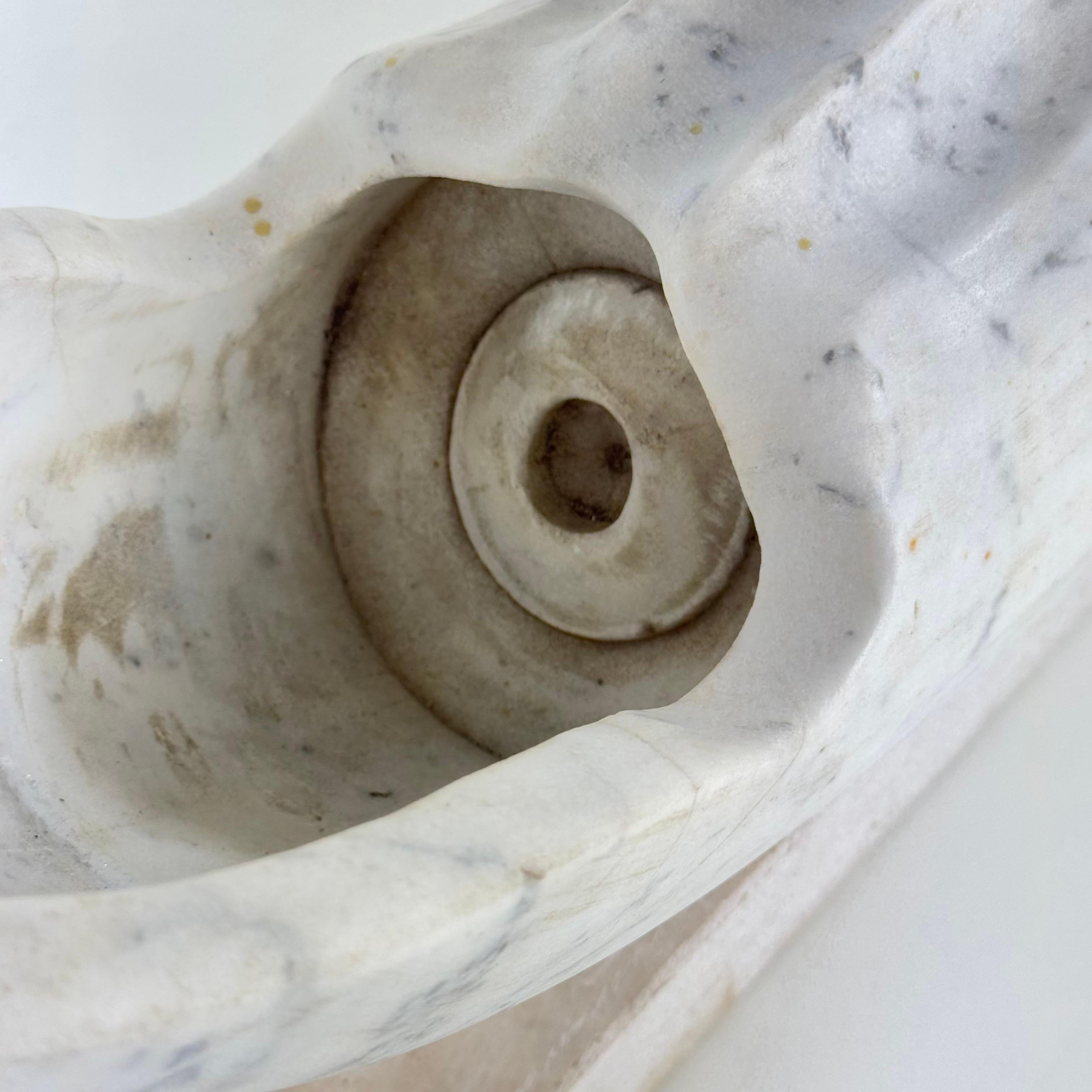 Pietro Cenedella, Biomorphe Skulptur aus Carrara-Marmor, Italien, 1970er Jahre im Angebot 2