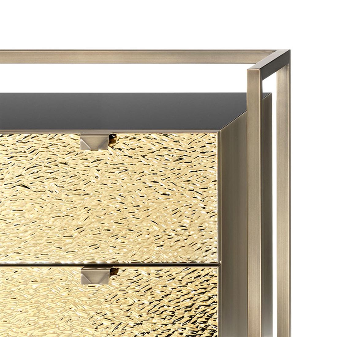 Blackened Pietro Chest of Drawers For Sale