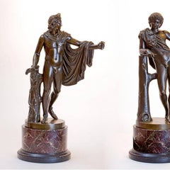 Pair of Figural Bronzes