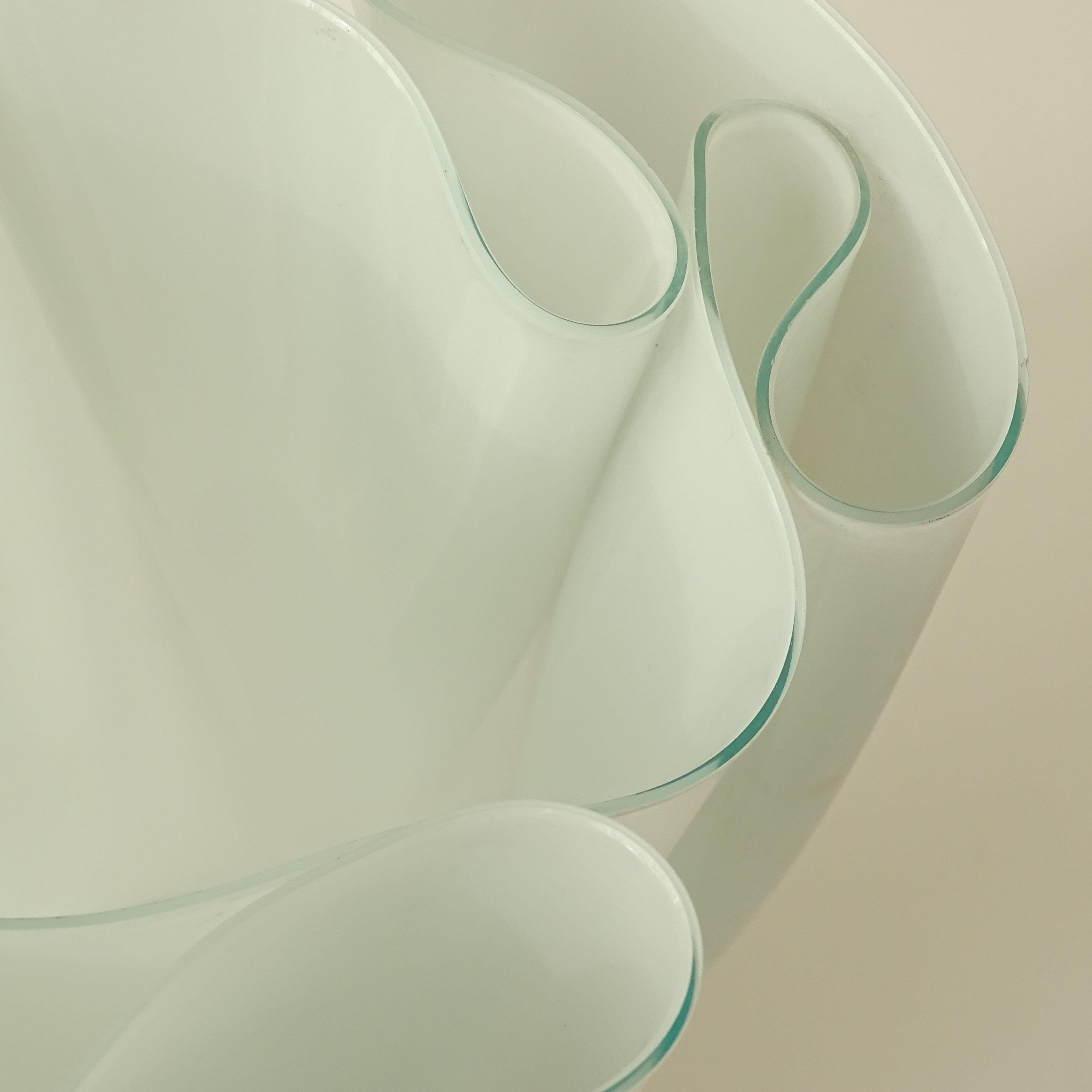 Pietro Chiesa A Cartoccio-Vase für Fontana Arte, Italien 1930er Jahre im Angebot 4