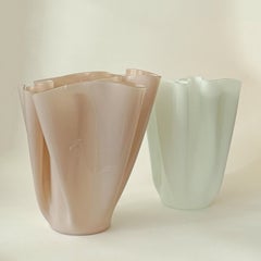 Pietro Chiesa A Cartoccio Vase for Fontana Arte, Italy 1930s