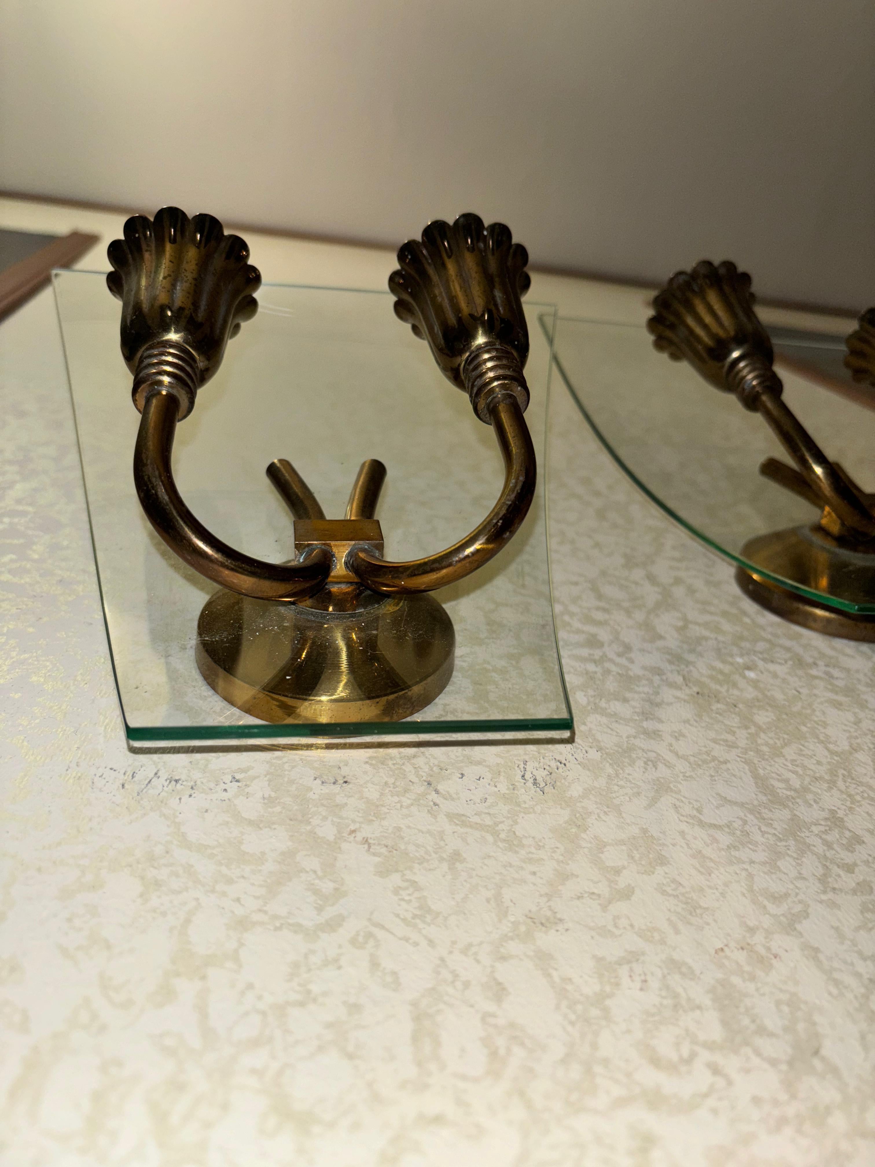 20th Century Pietro church wall sconce Fontana Arte  20th century 1950 For Sale