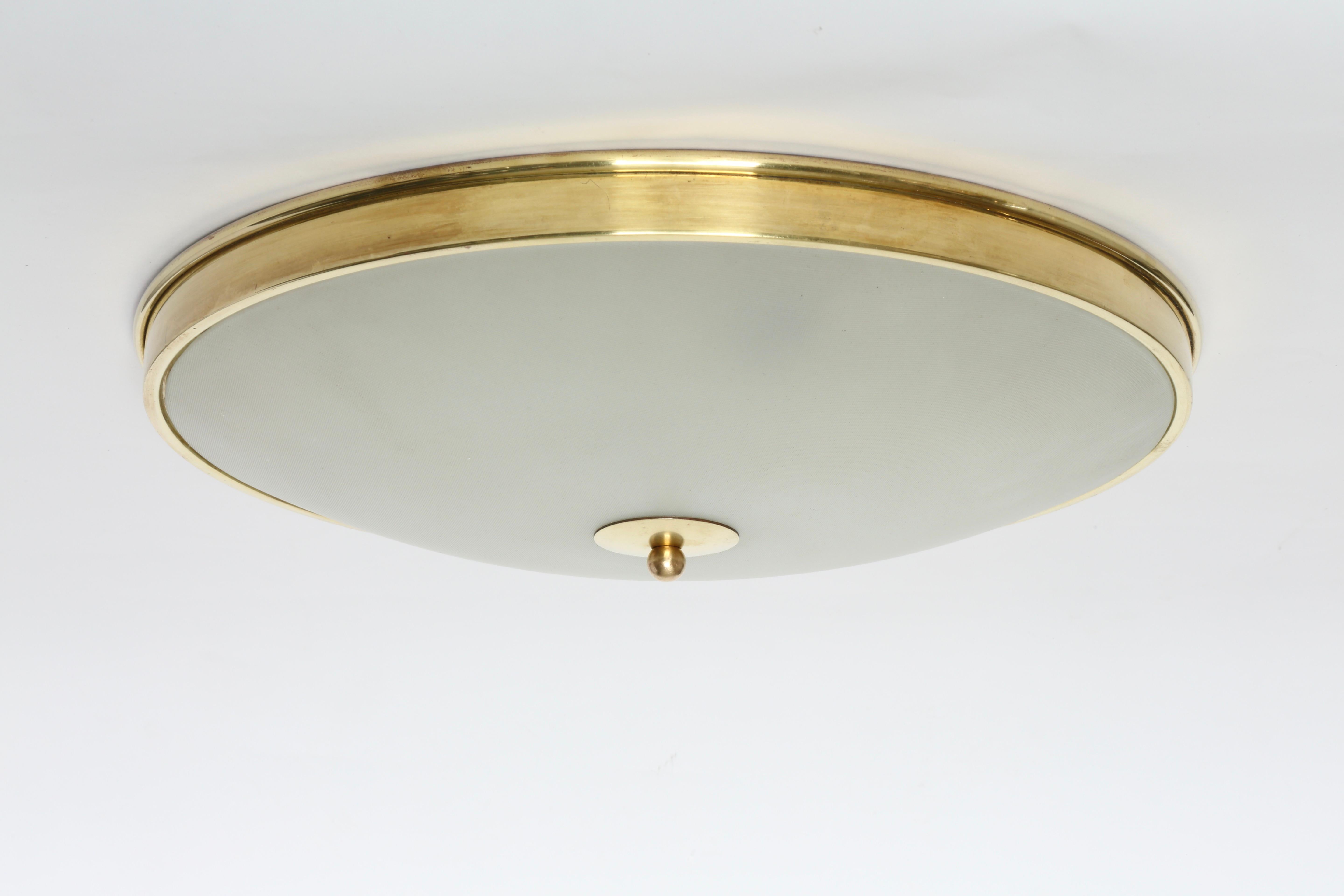 Pietro Chiesa Attributed Flush Mount In Good Condition In Brooklyn, NY