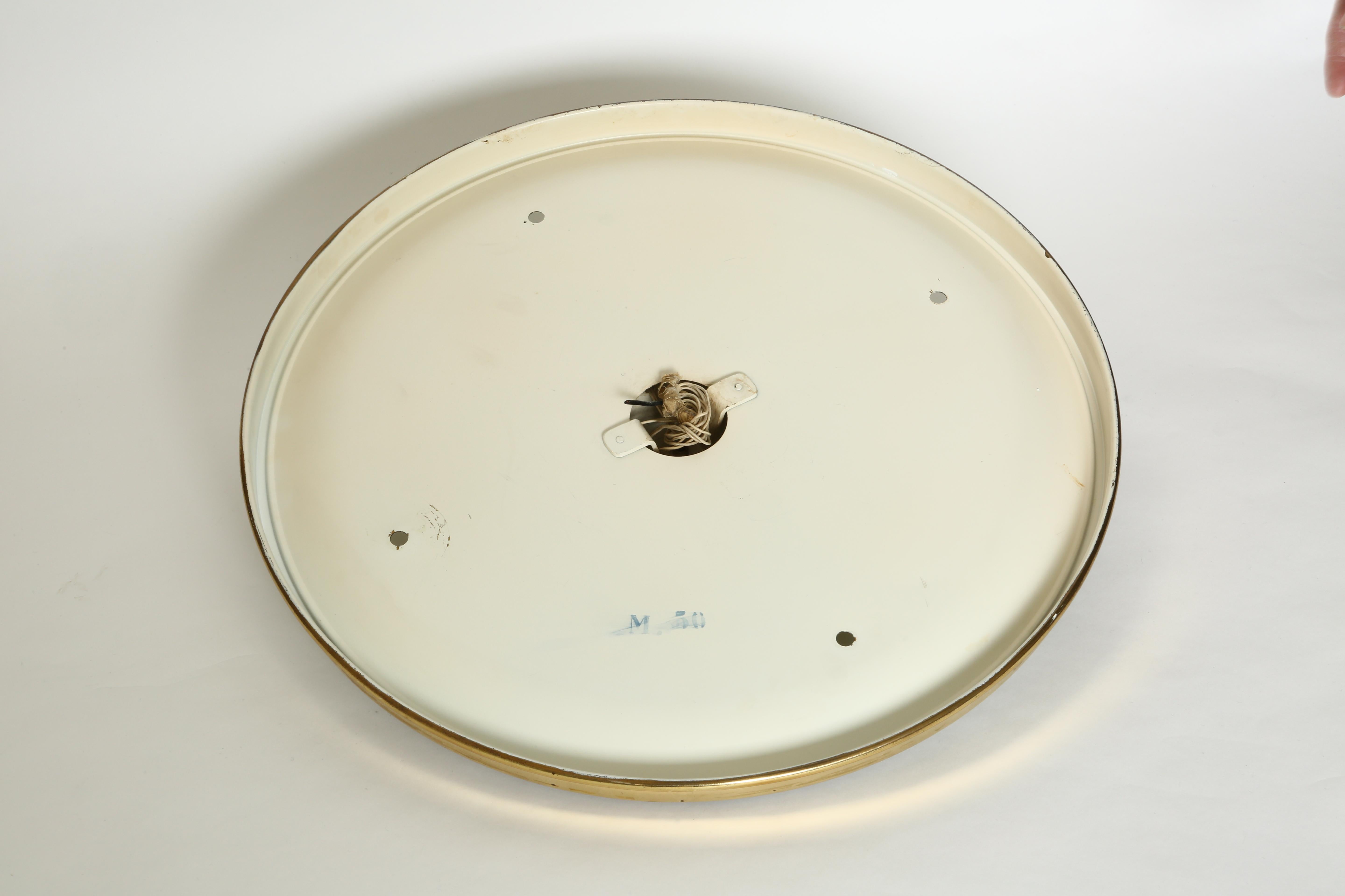 Pietro Chiesa Attributed Large Flush Mount 5