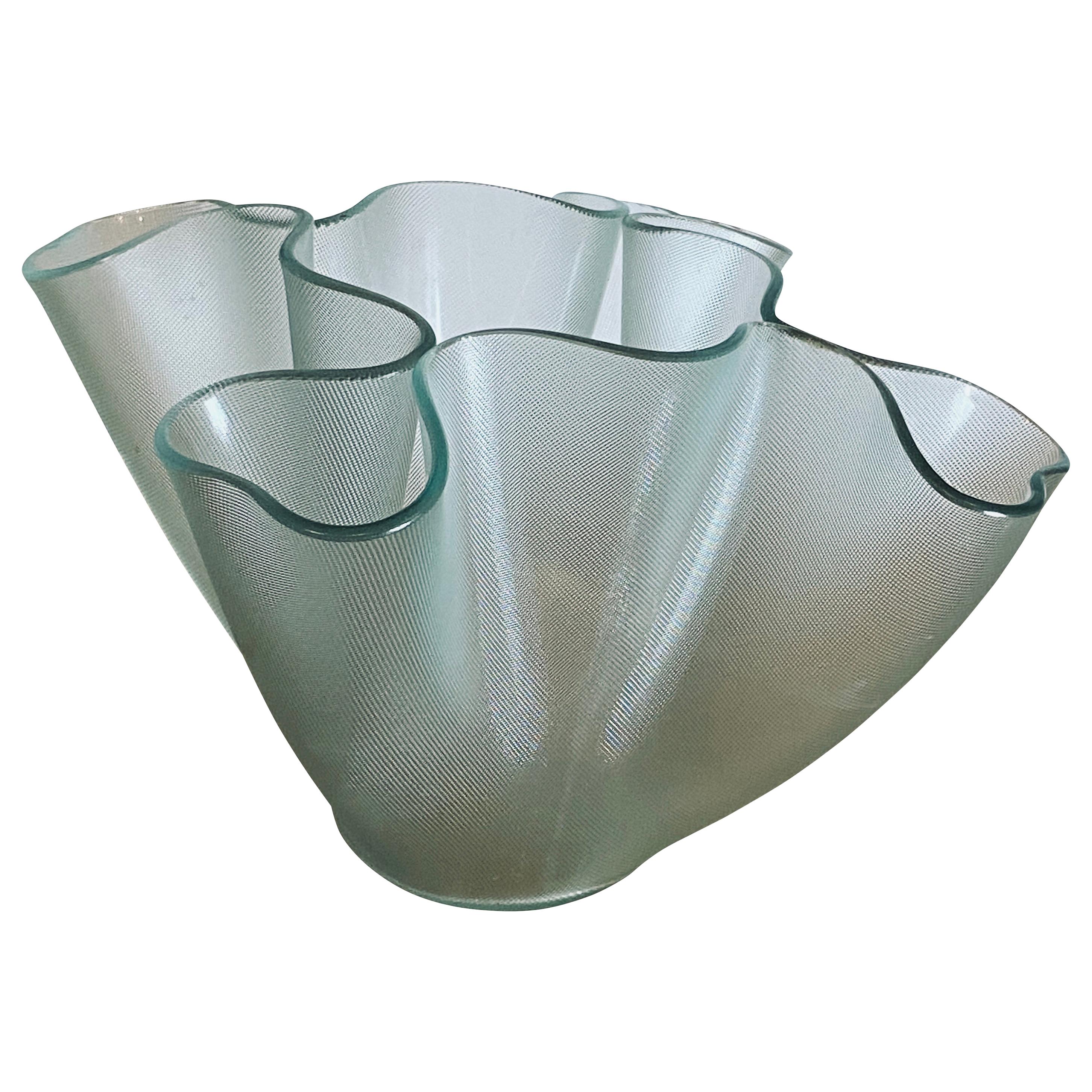 Pietro Chiesa Cartoccio Vase by Fontana Arte, Italy, 1932 For Sale at