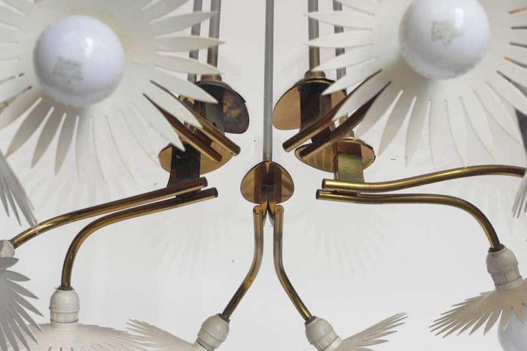Pietro Chiesa Chandelier for Fontana Arte In Good Condition For Sale In Los Angeles, CA