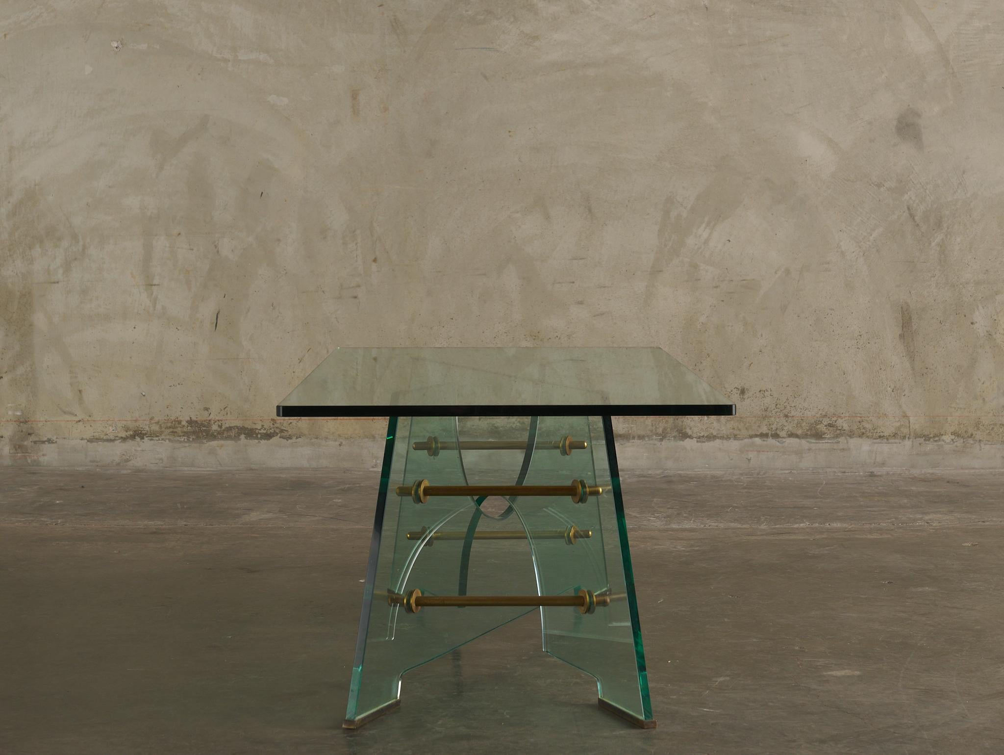 Pietro Chiesa Table basse pour Fontana Arte Bon état - En vente à Los Angeles, CA