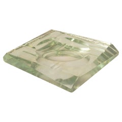 Pietro Chiesa Aschenbecher aus Kristall für Fontana Arte, Italien 1940