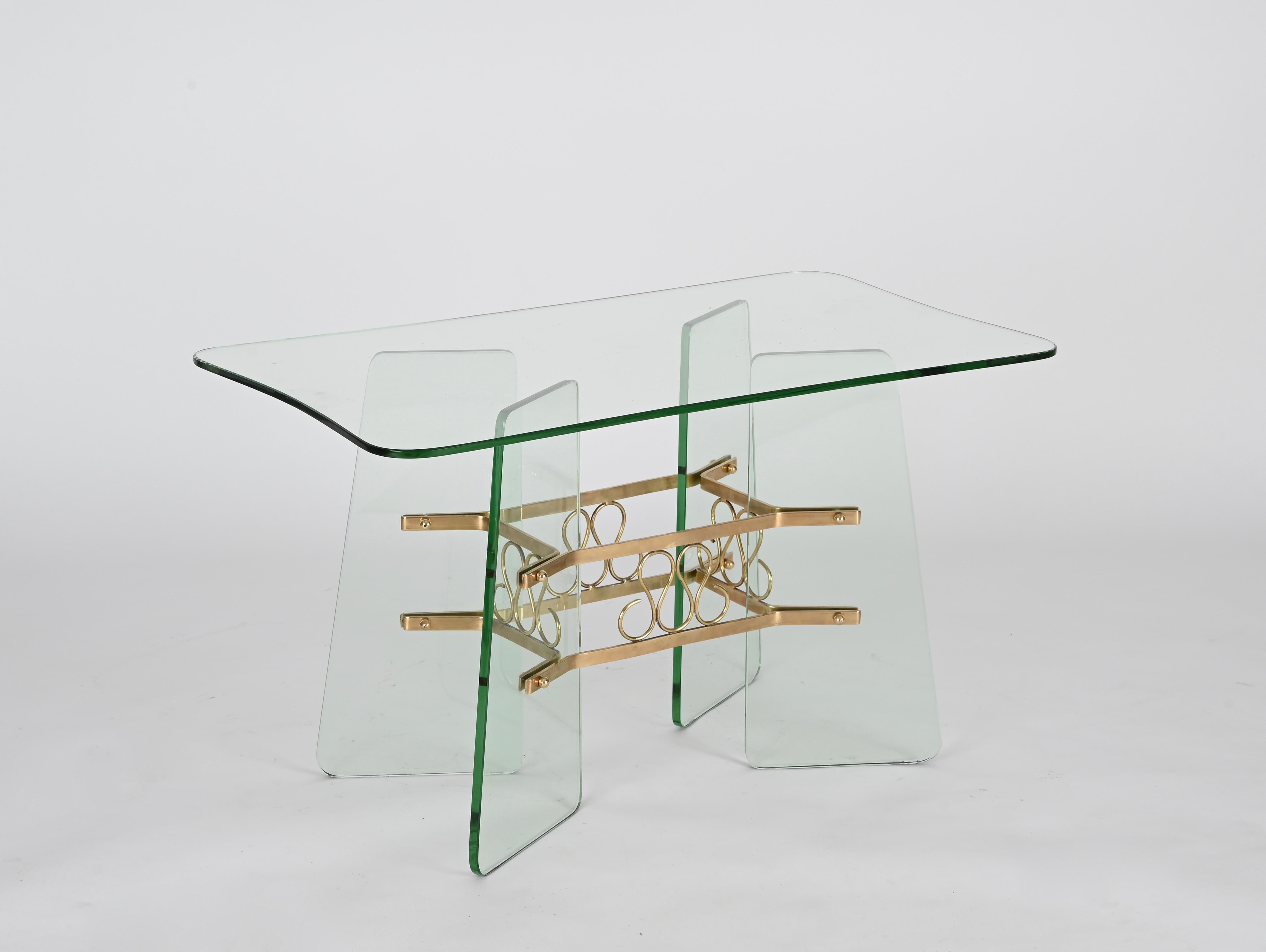 Art déco Table basse Luigi Brusotti, Italie, années 1930 en vente