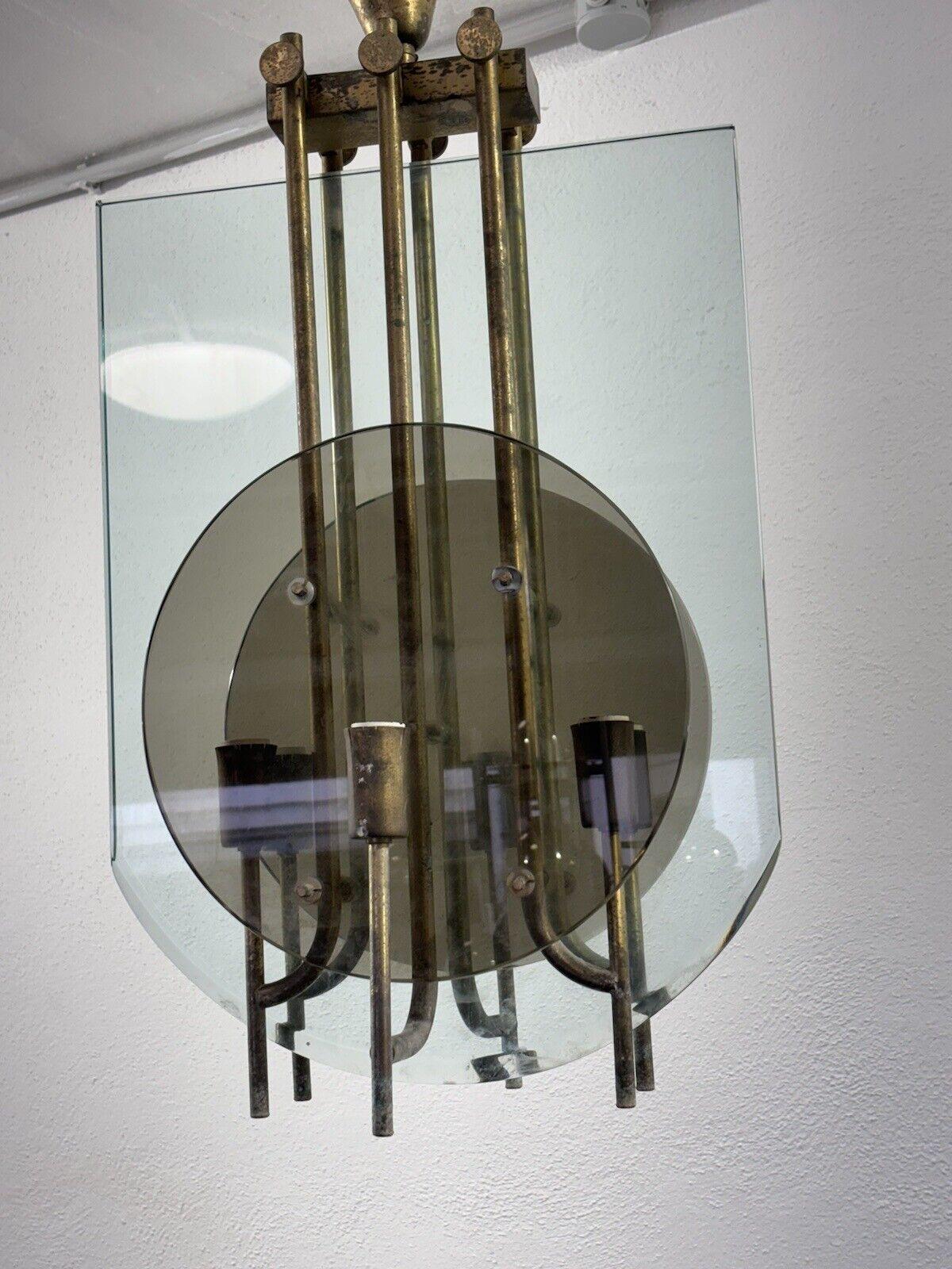 Pietro Chiesa Fontana Arte Lampadario Design Modernariato 1960's en Bueno Estado en Taranto, IT