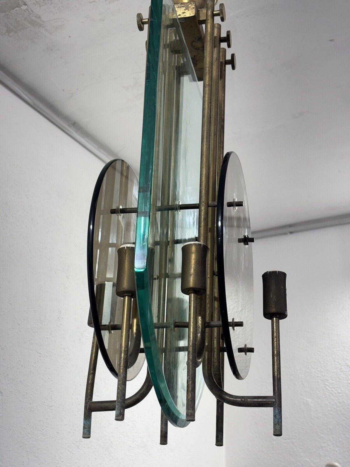 Pietro Chiesa Fontana Arte Lampadario Design Modernariato 1960's Mid-20th Century