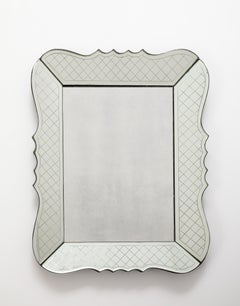 Pietro Chiesa Fontana Arte Mirror, Italy, c. 1930, signed