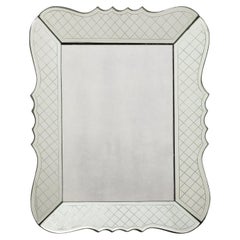 Pietro Chiesa Fontana Arte Mirror, Italy, c. 1930, signed