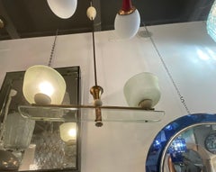 PIETRO CHIESA - FONTANARTE - Lampadario a 2 luci - Made in ITALY 1950