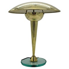Pietro Chiesa for Fontana Arte Brass Table Lamp, Italy 1950s