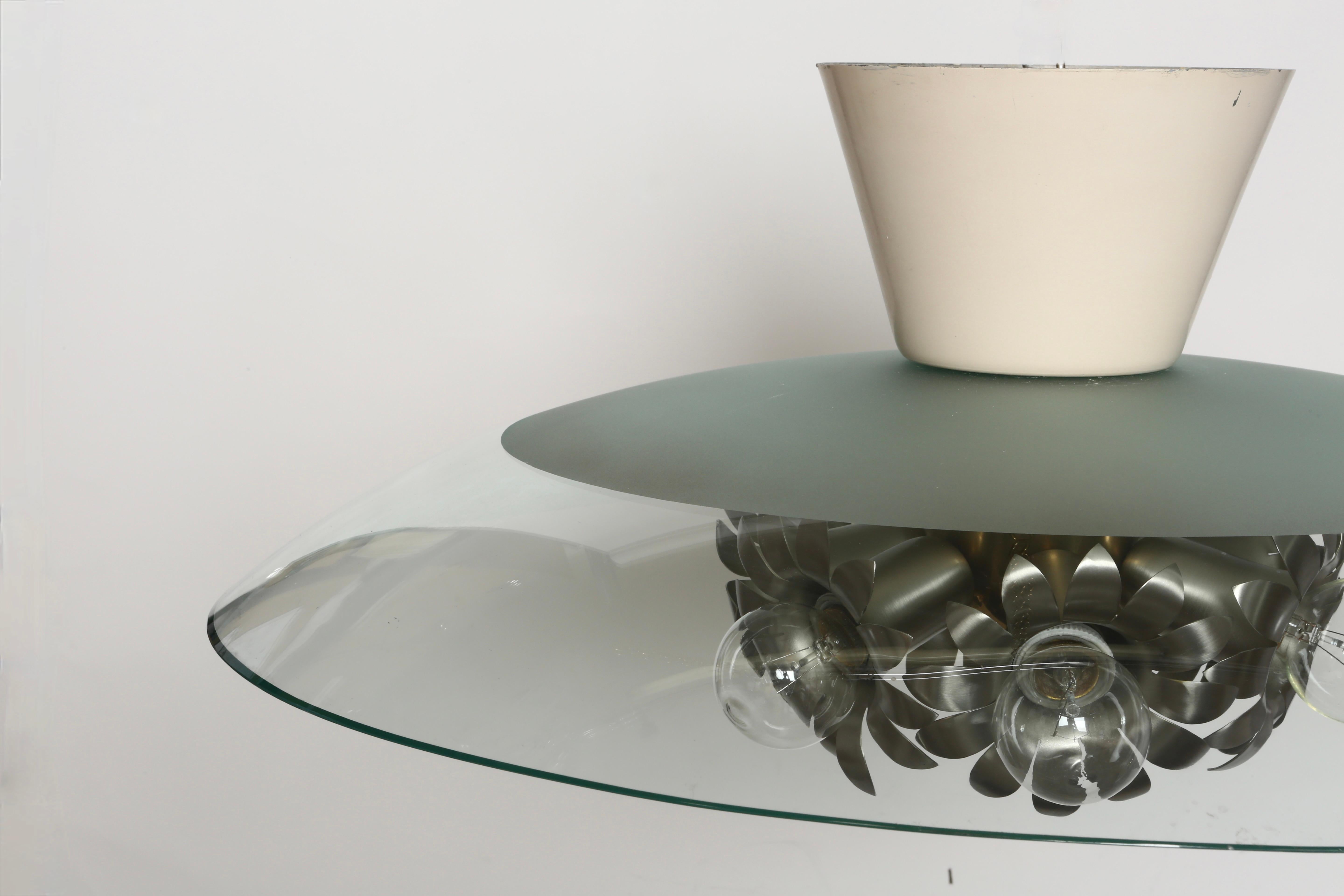 Pietro Chiesa for Fontana Arte ceiling light For Sale 2