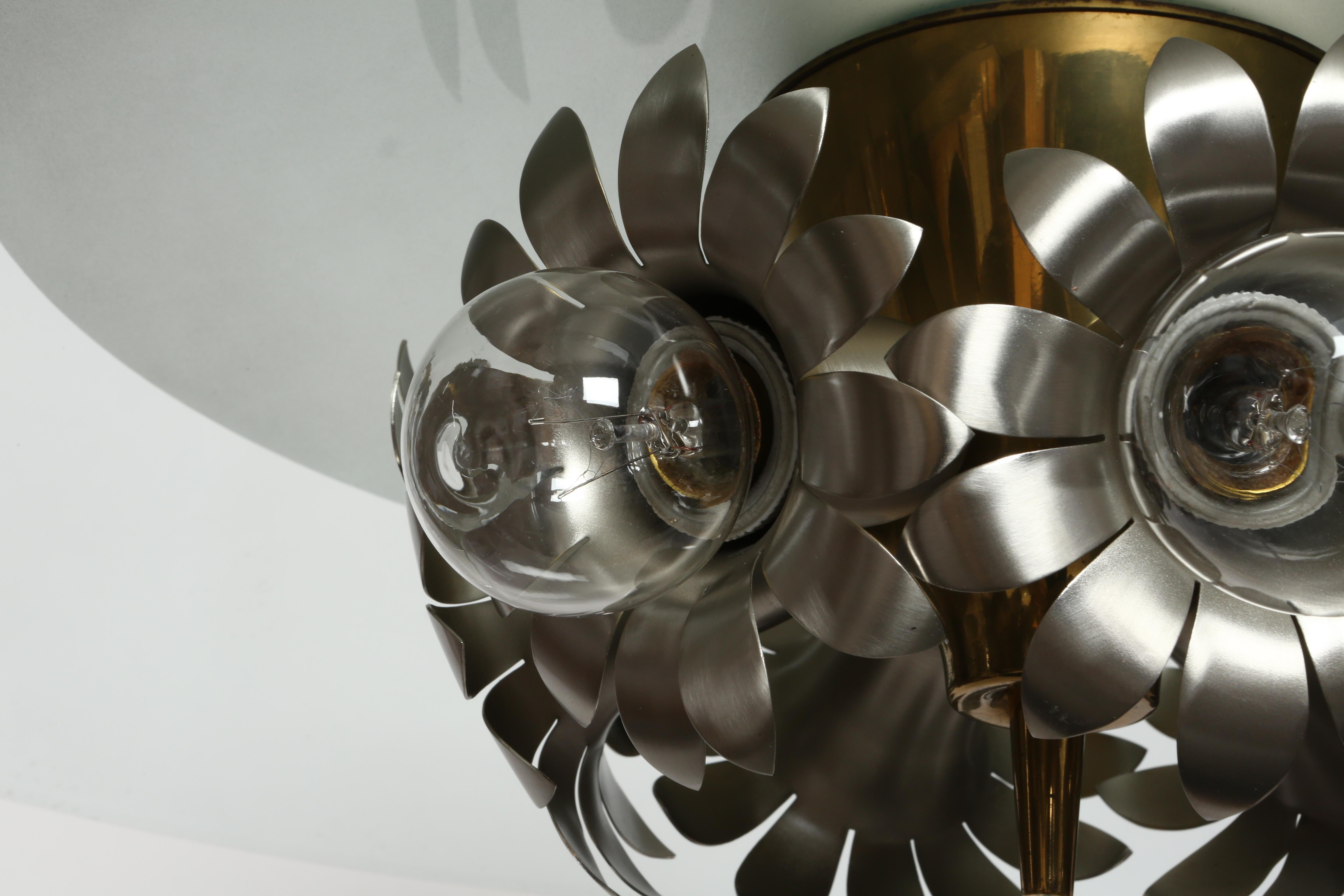 Italian Pietro Chiesa for Fontana Arte ceiling light For Sale