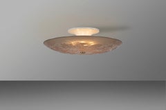 Pietro Chiesa for Fontana Arte Ceiling Light in Molted Curved Glass, circa 1930