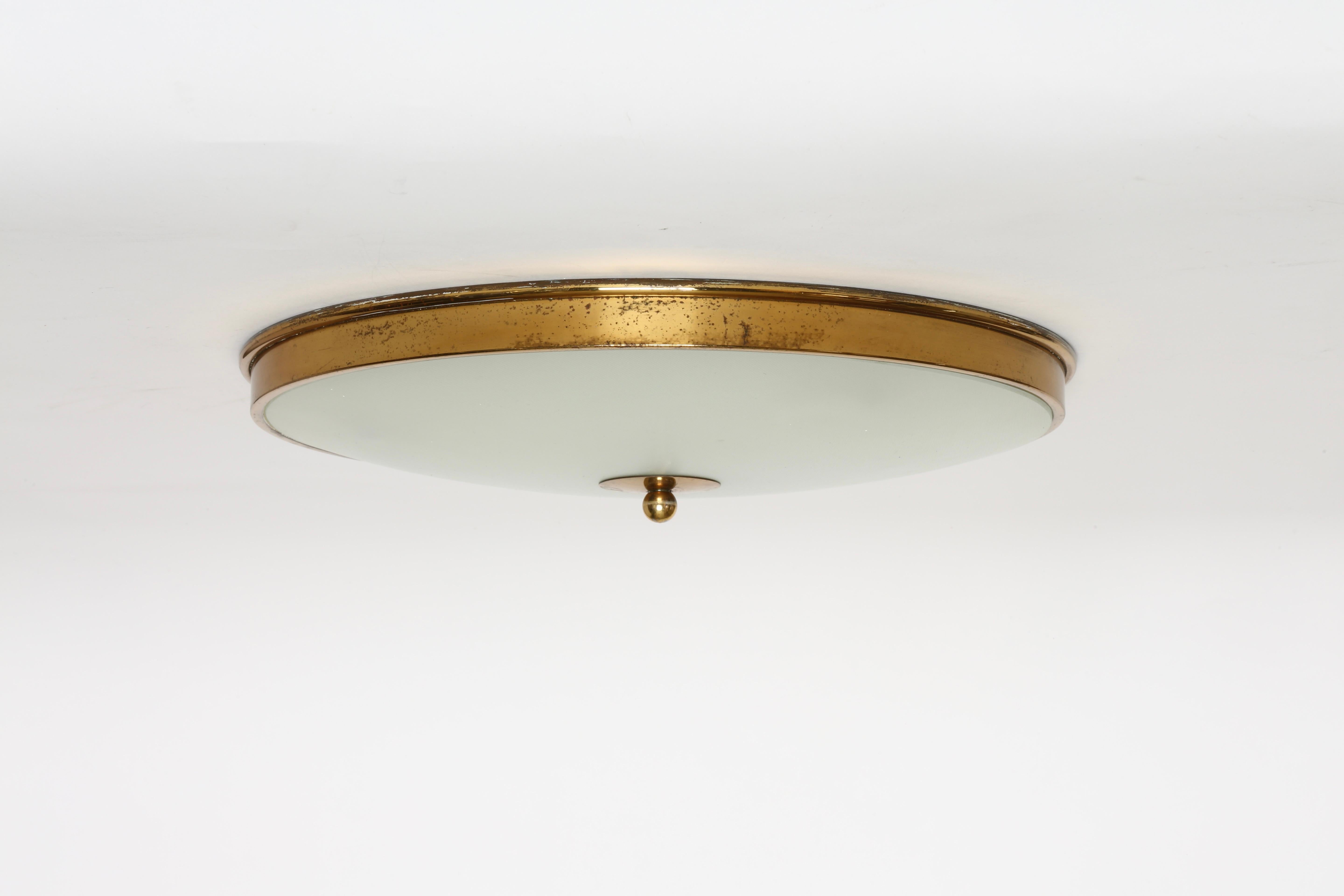 Plafonnier Pietro Chiesa pour Fontana Arte, Italie vers 1960 en vente 4