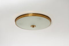 Pietro Chiesa for Fontana Arte ceiling light, Italy circa 1960s