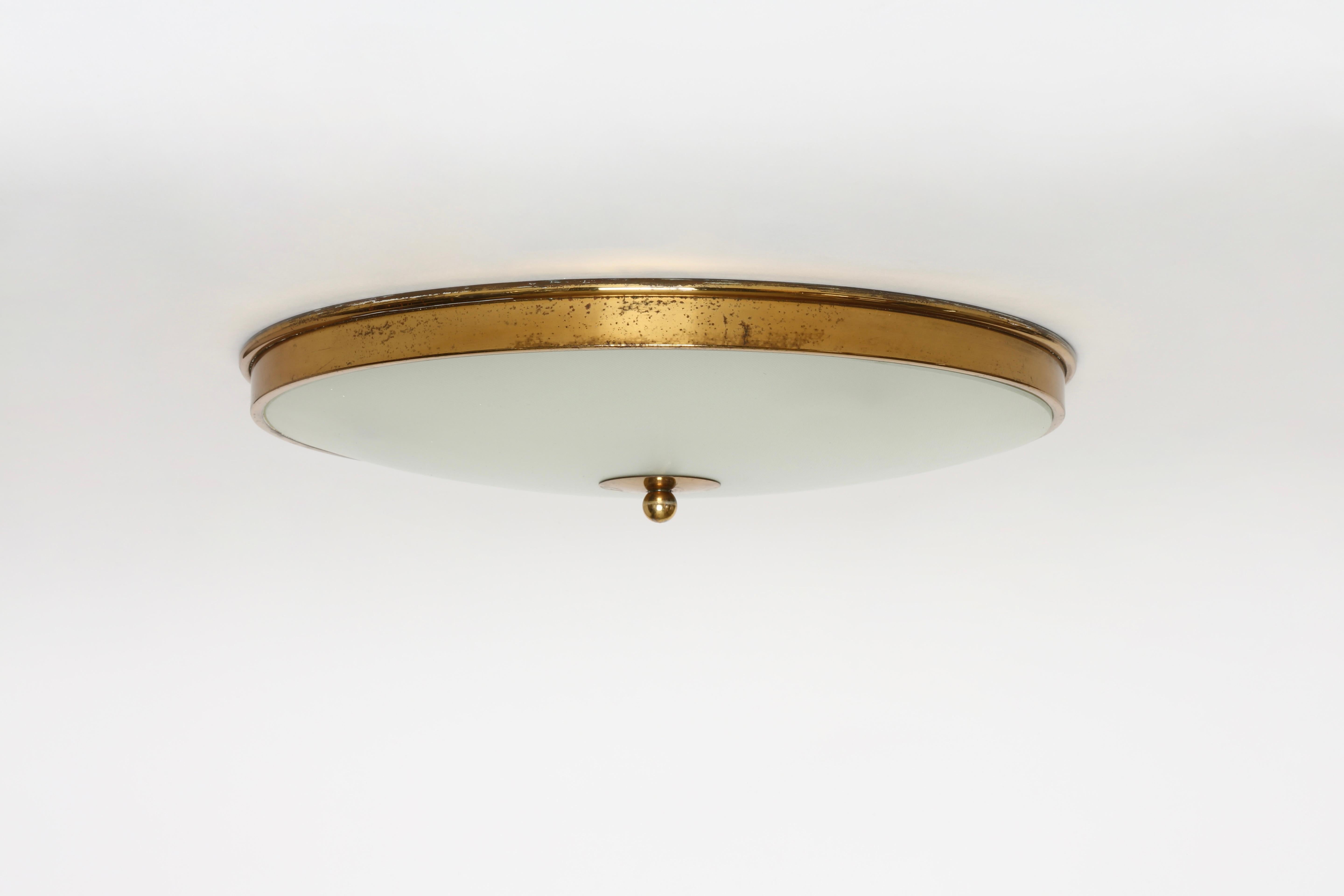 italien Plafonnier Pietro Chiesa pour Fontana Arte, Italie vers 1960 en vente