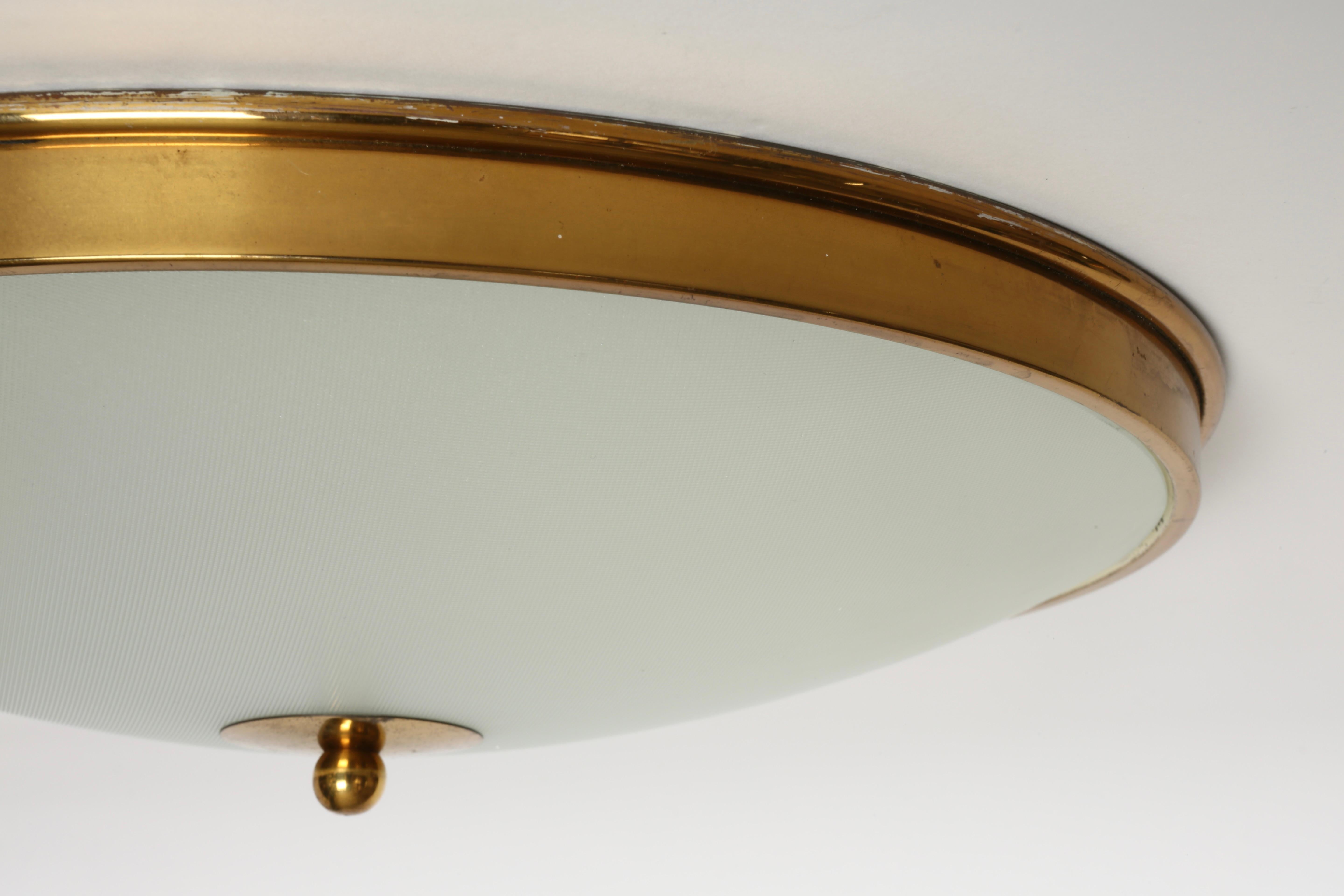 italien Plafonnier Pietro Chiesa pour Fontana Arte, Italie vers 1960 en vente