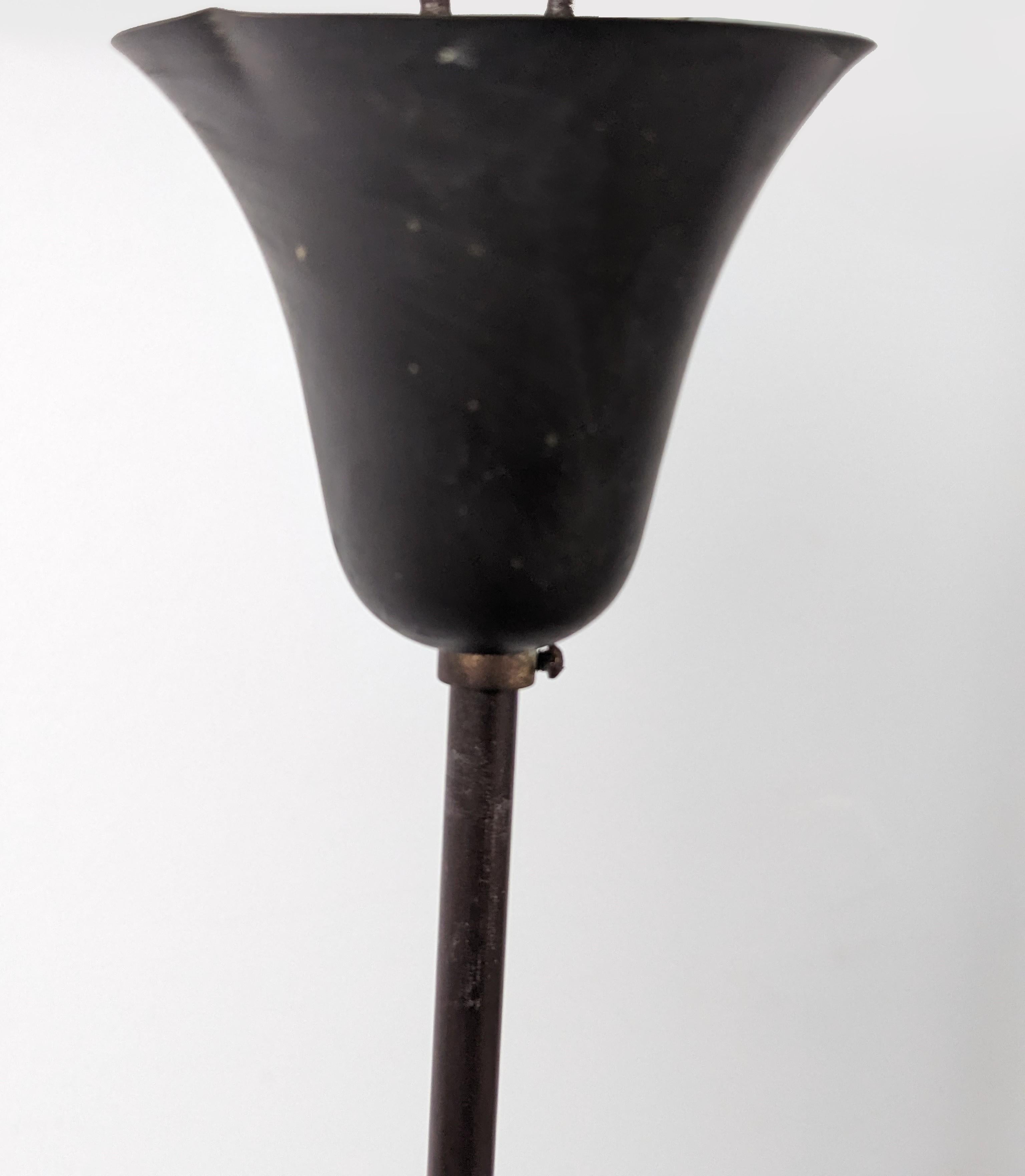 Pietro Chiesa for Fontana Arte Curved Glass and Brass Pendant Light 1940s im Angebot 6