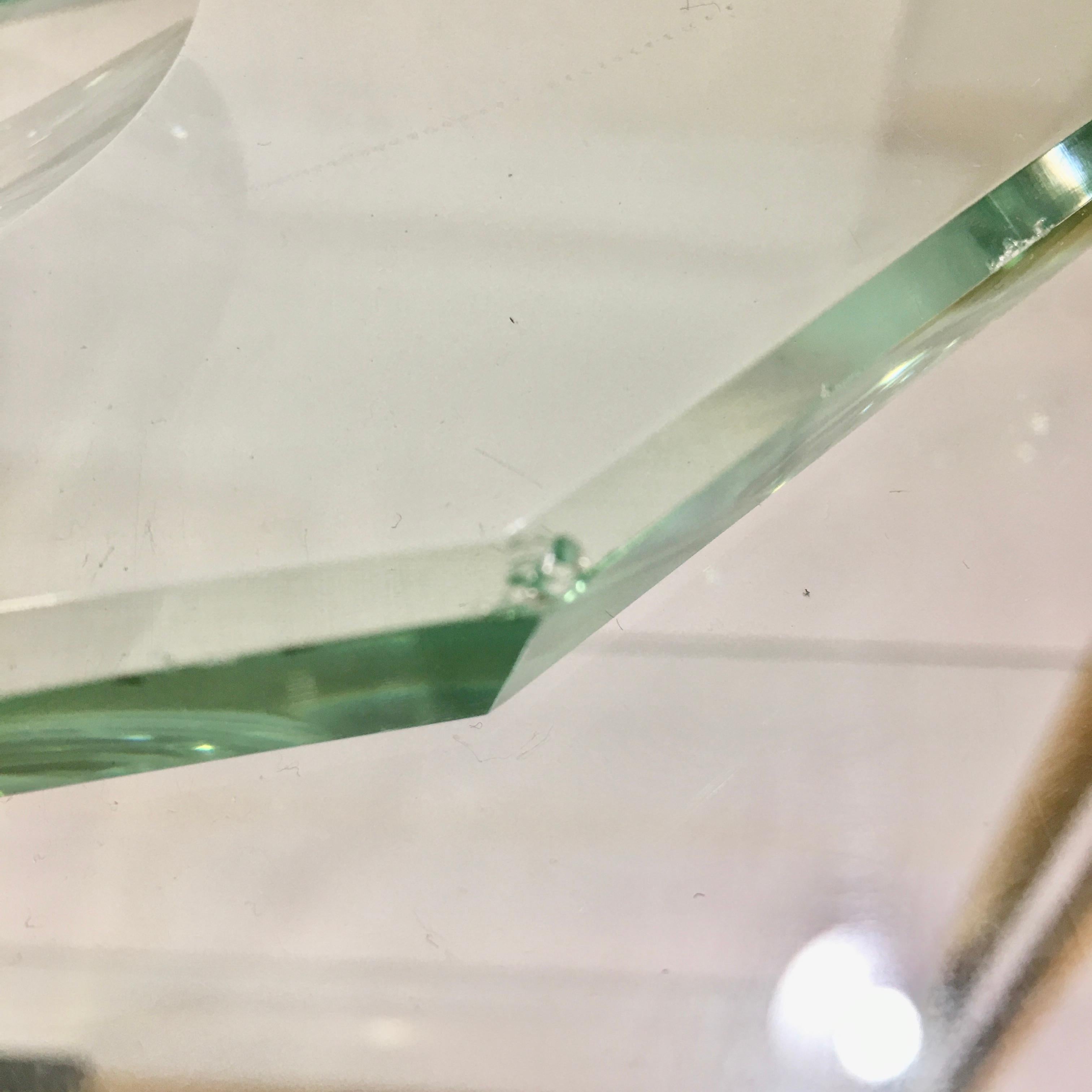 Aschenbecher aus Dodecagon-Kristall von Pietro Chiesa für Fontana Arte im Angebot 3