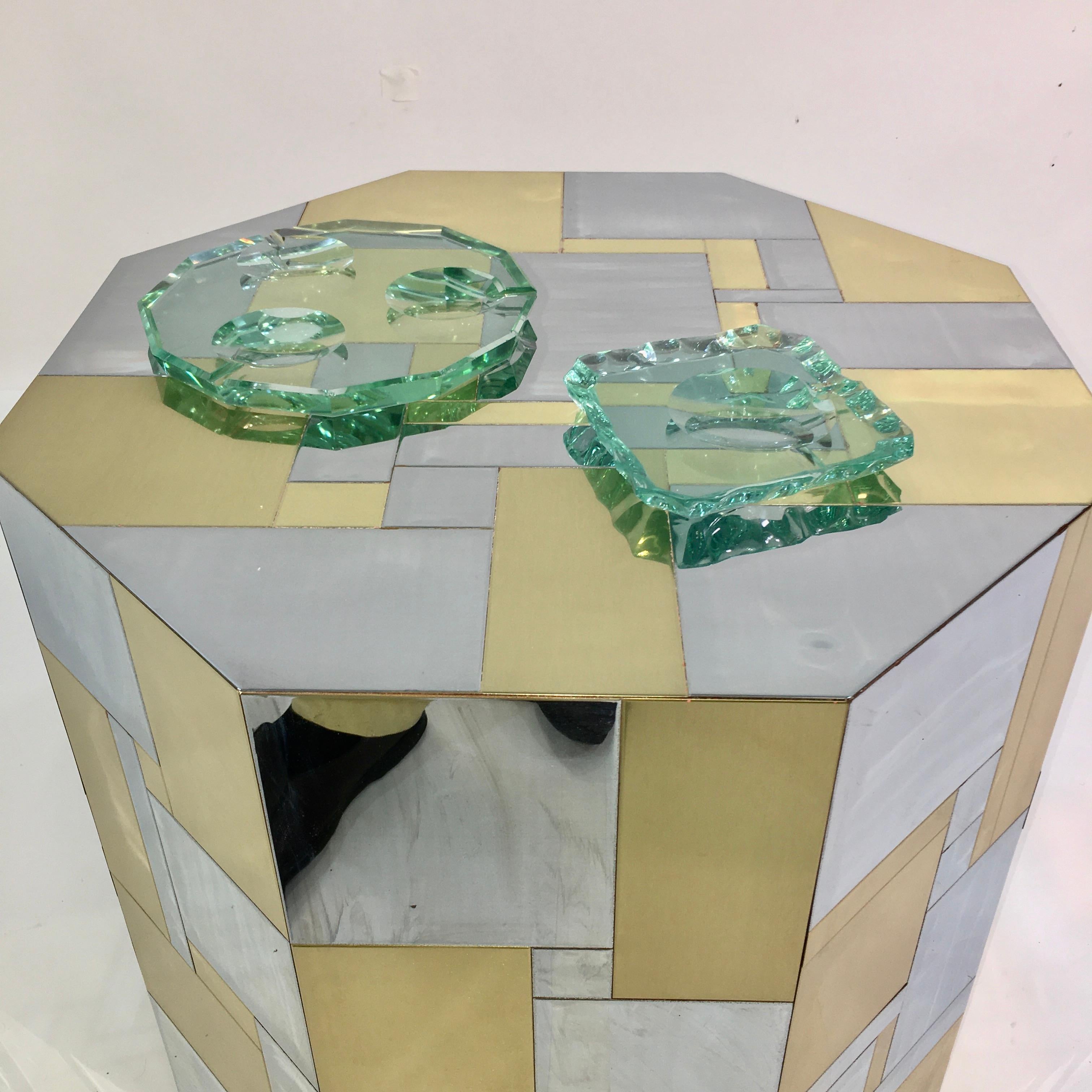 Aschenbecher aus Dodecagon-Kristall von Pietro Chiesa für Fontana Arte im Angebot 8