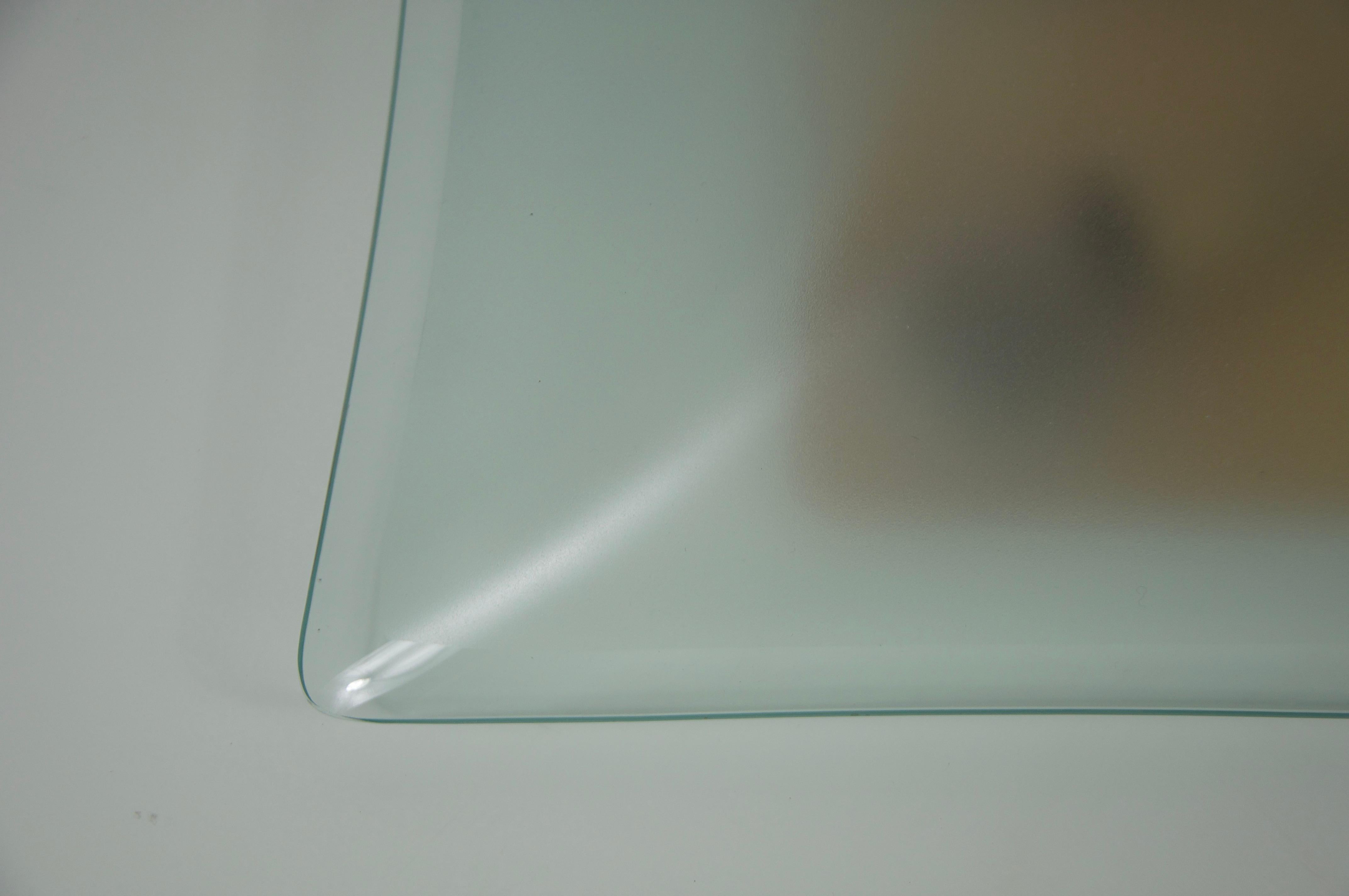 Pietro Chiesa für Fontana Arte Einbaubeleuchtung aus Glas und Messing, 1950er Jahre, Italien im Angebot 3