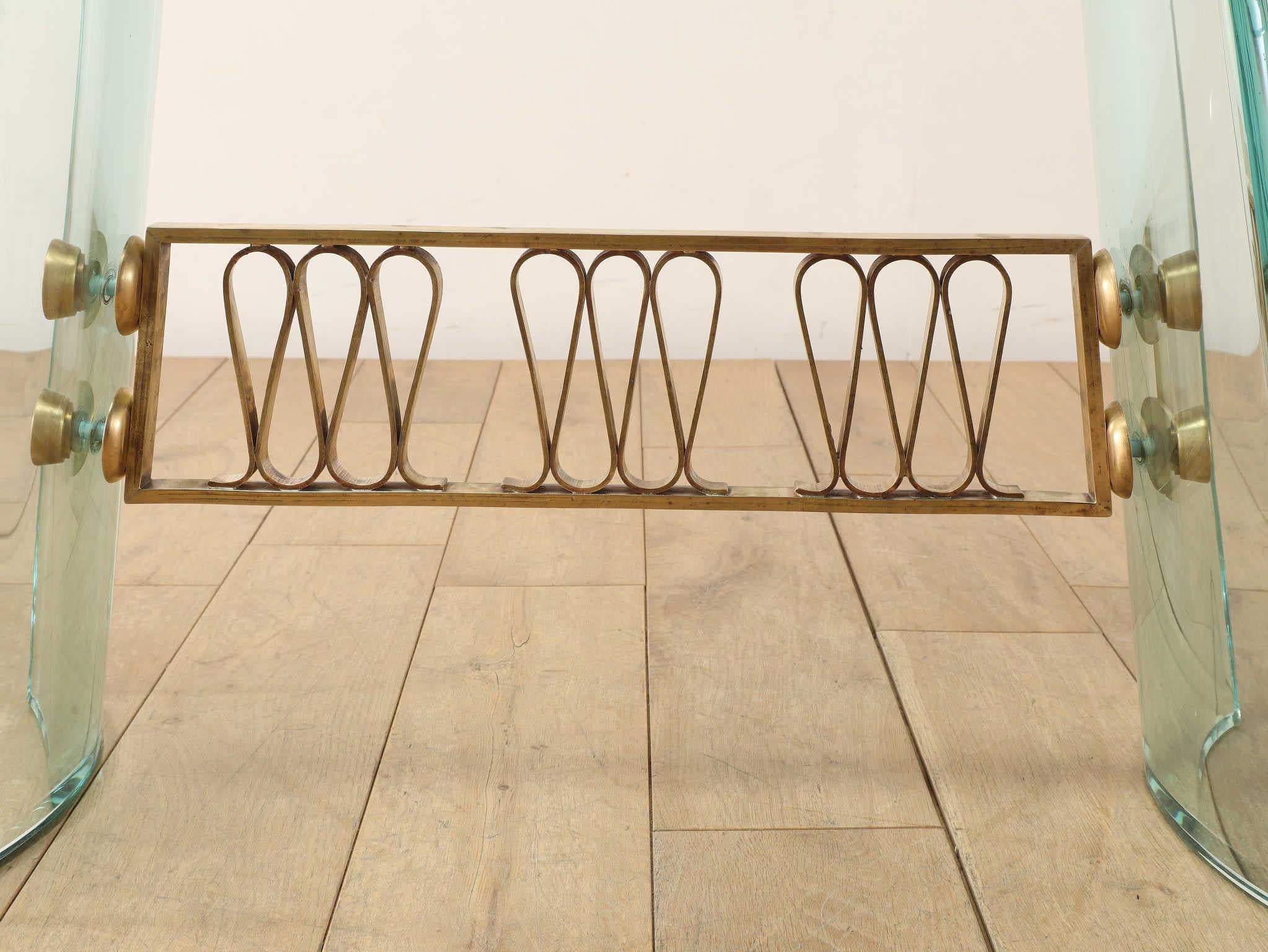 Glass Coffee Table 1940's For Sale 3