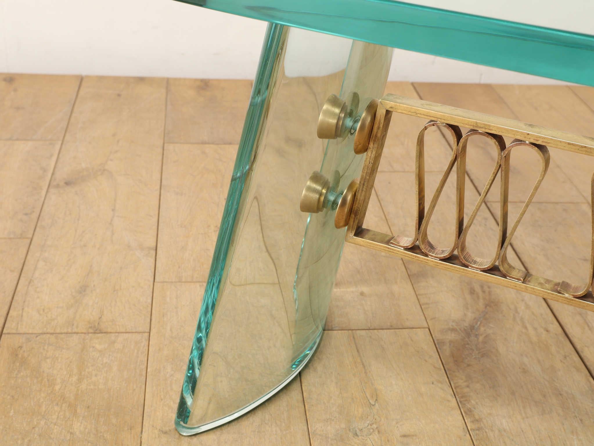 Glass Coffee Table 1940's For Sale 1