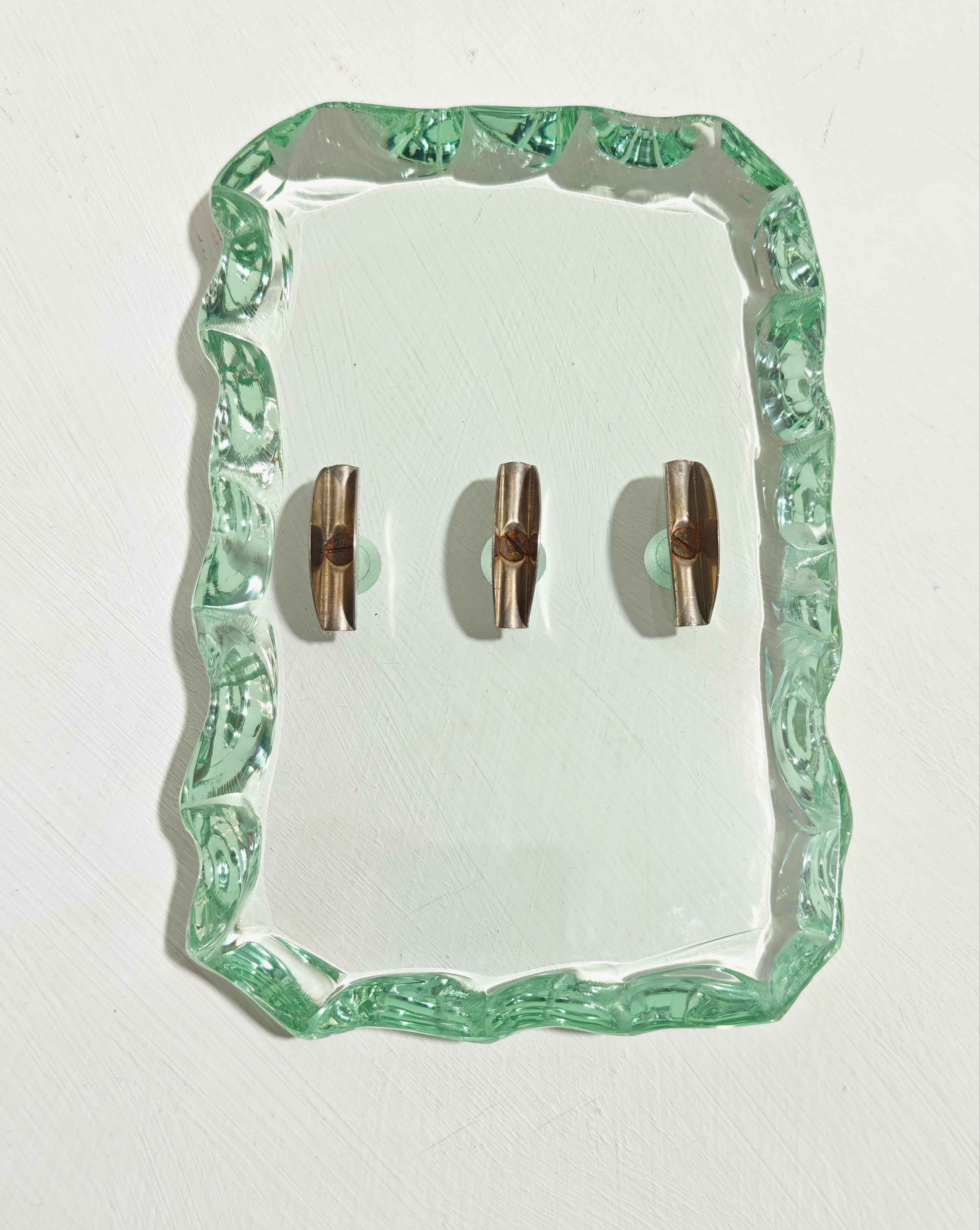 20th Century Pietro Chiesa for Fontana Arte Hand-chiseled ticket holder Mid-Century Italy 40s For Sale