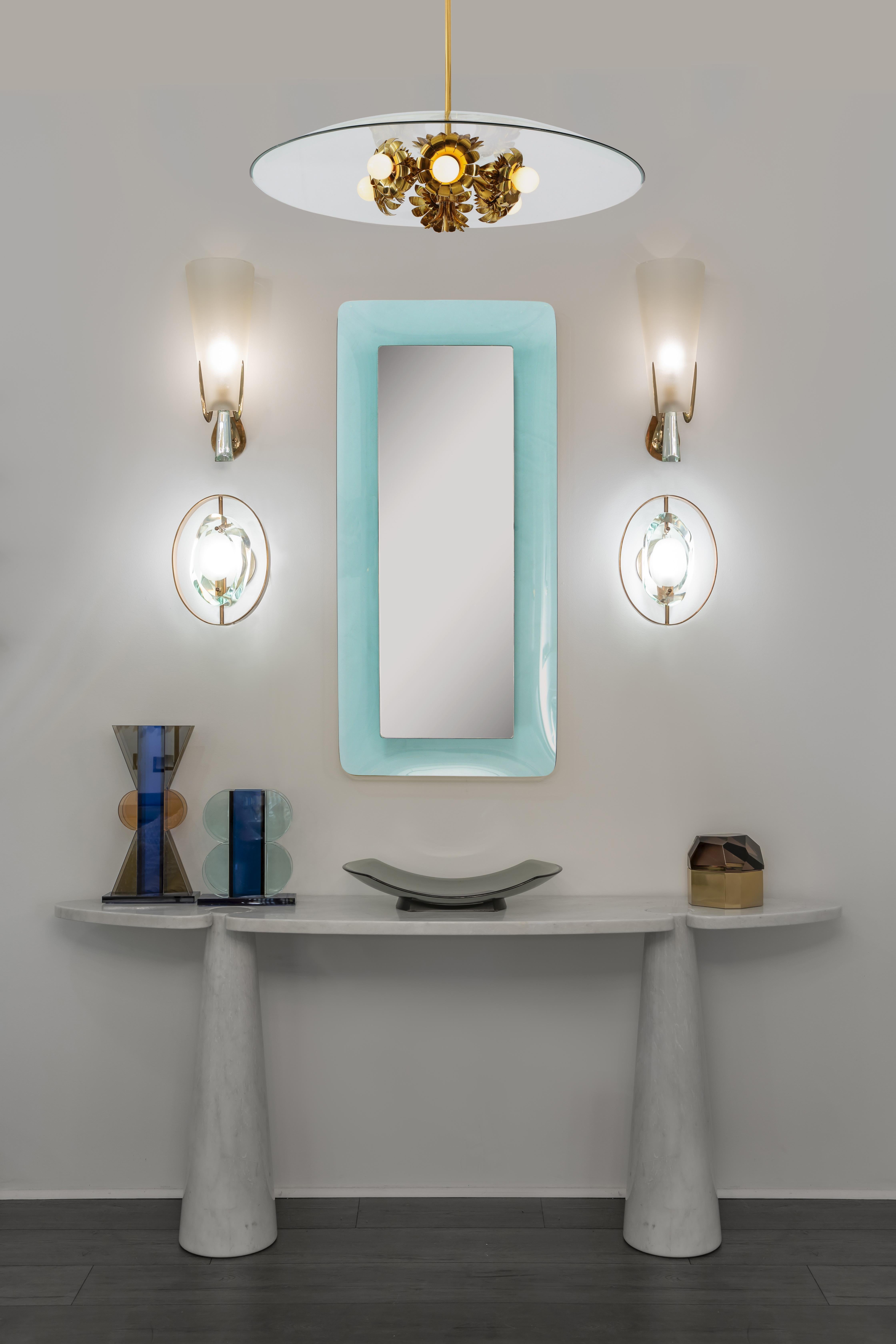 Pietro Chiesa per Fontana Arte Raro lampadario, anni '40 in vendita 5