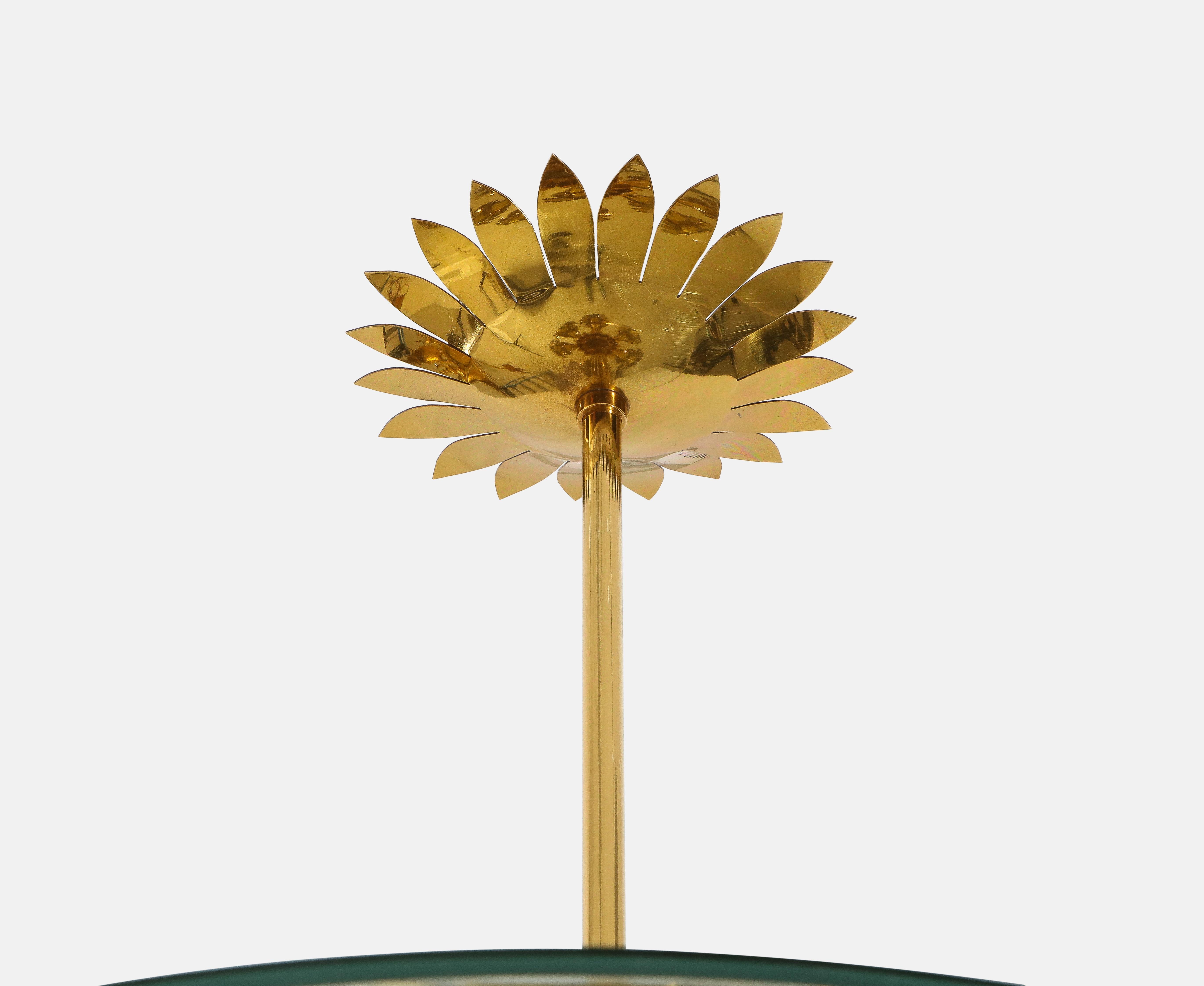 Pietro Chiesa for Fontana Arte Rare Chandelier, 1940s For Sale 1