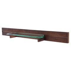 Pietro Chiesa Hanging Console in Wood and Glass for Fontana Arte