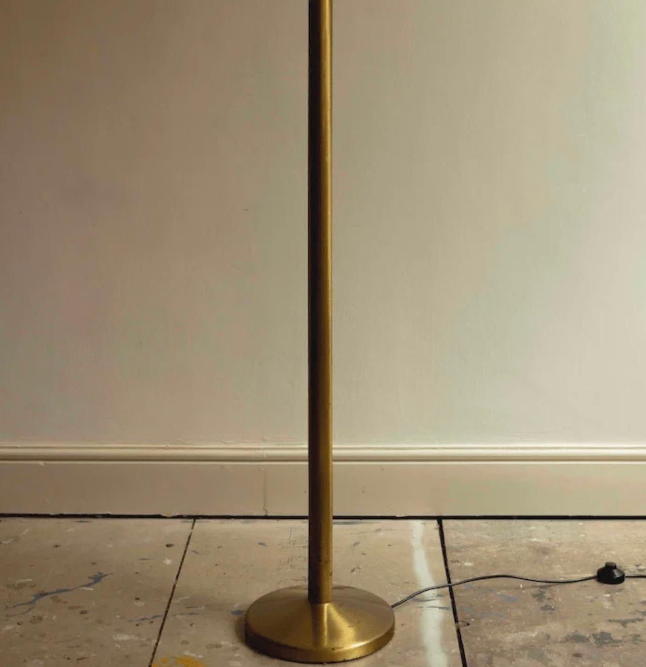 Italian Pietro Chiesa Lacquered Brass ‘Luminator’ Floor Lamp For Sale
