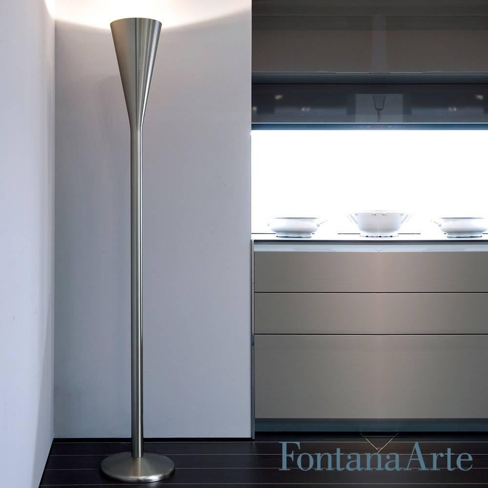 Pietro Chiesa 'Luminator' Floor Lamp in Satin Nickel for Fontana Arte 5