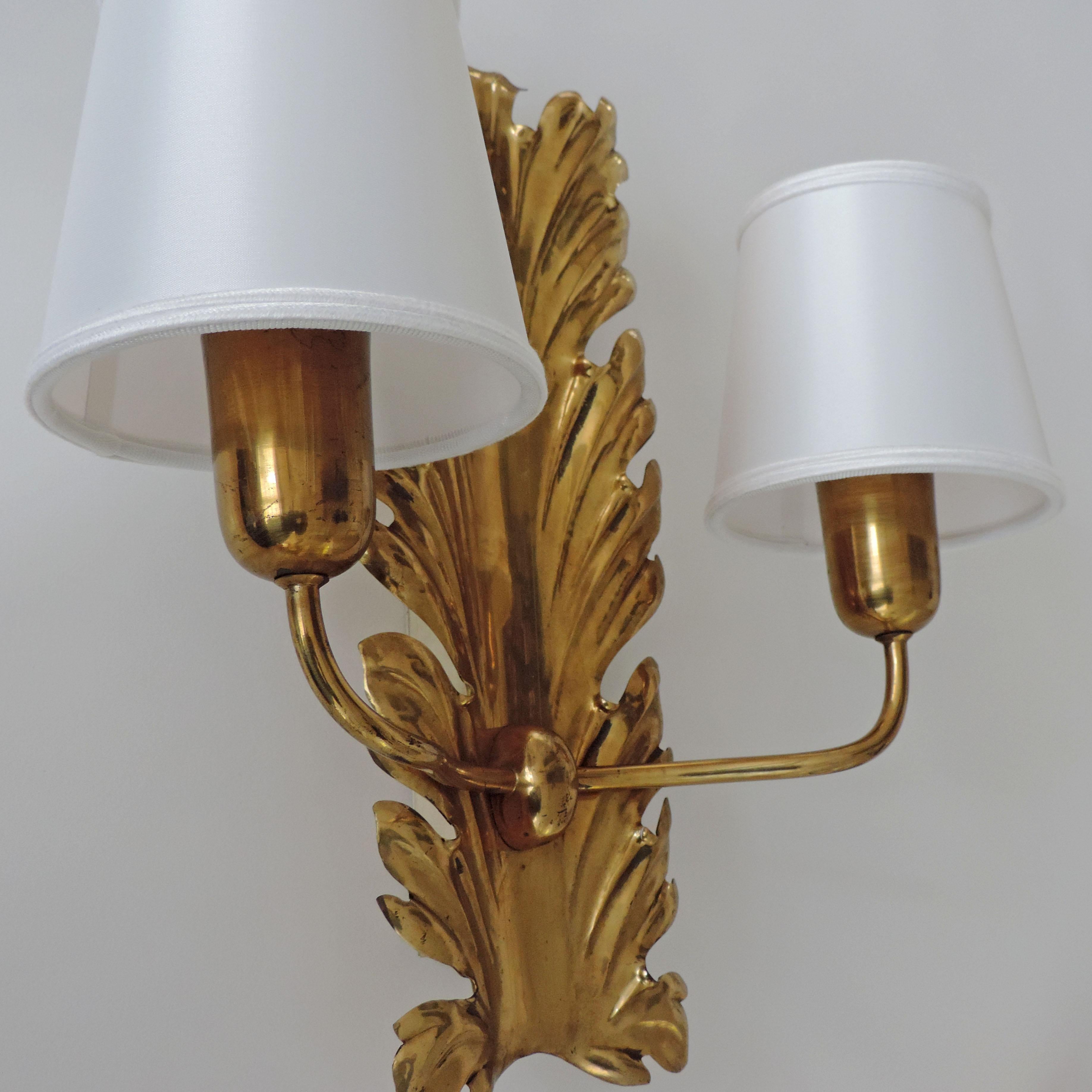 Pietro Chiesa Wall Lamps for Fontana Arte, Italy, 1940s In Excellent Condition In Milan, IT