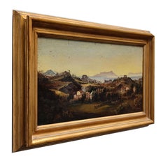 LANDSCAPE - Italian School - Landescape - Oil on Canvas Painting
