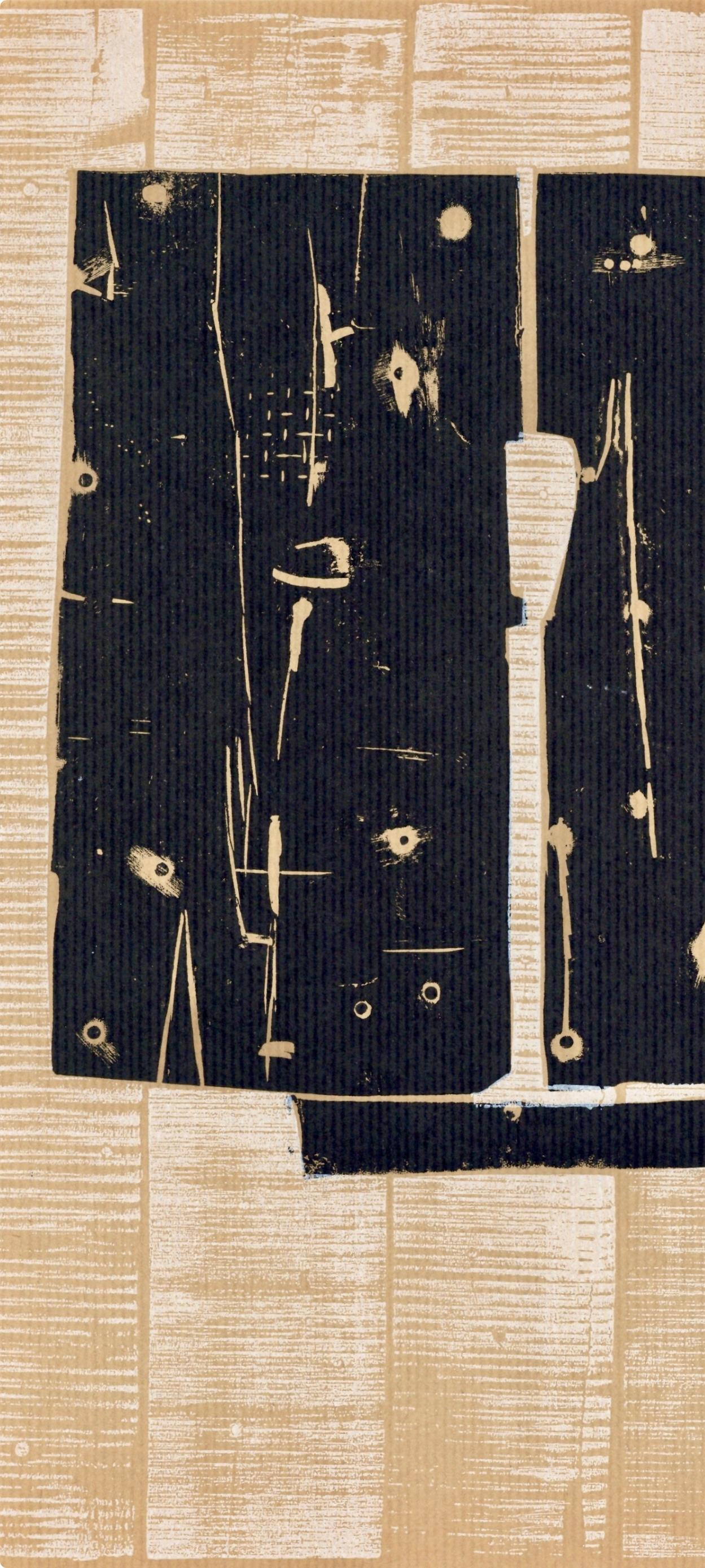 Composition, Société internationale d'art XXe siècle - Print by Pietro Consagra