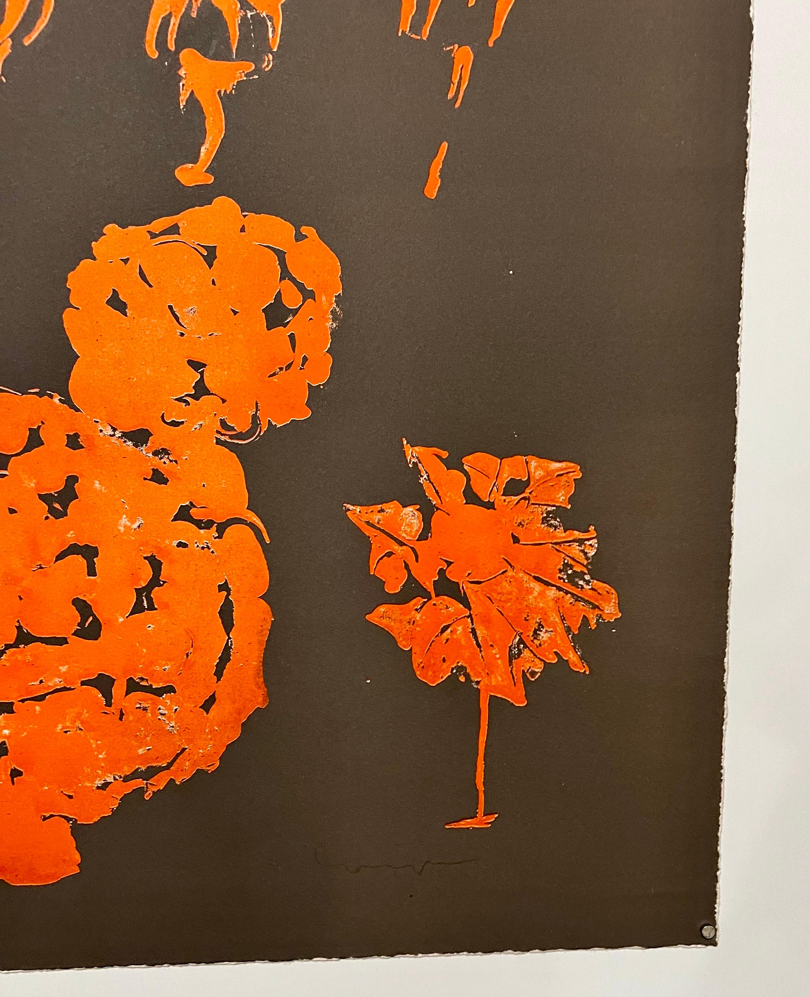 Pietro Consagra Italian Mod Abstract Expressionist Forma Art Informel Lithograph For Sale 5