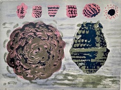 Pietro Consagra Italian Mod Abstract Expressionist Forma Art Informel Lithograph