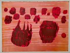 Pietro Consagra Italian Mod Abstract Expressionist Forma Brutalist Lithograph