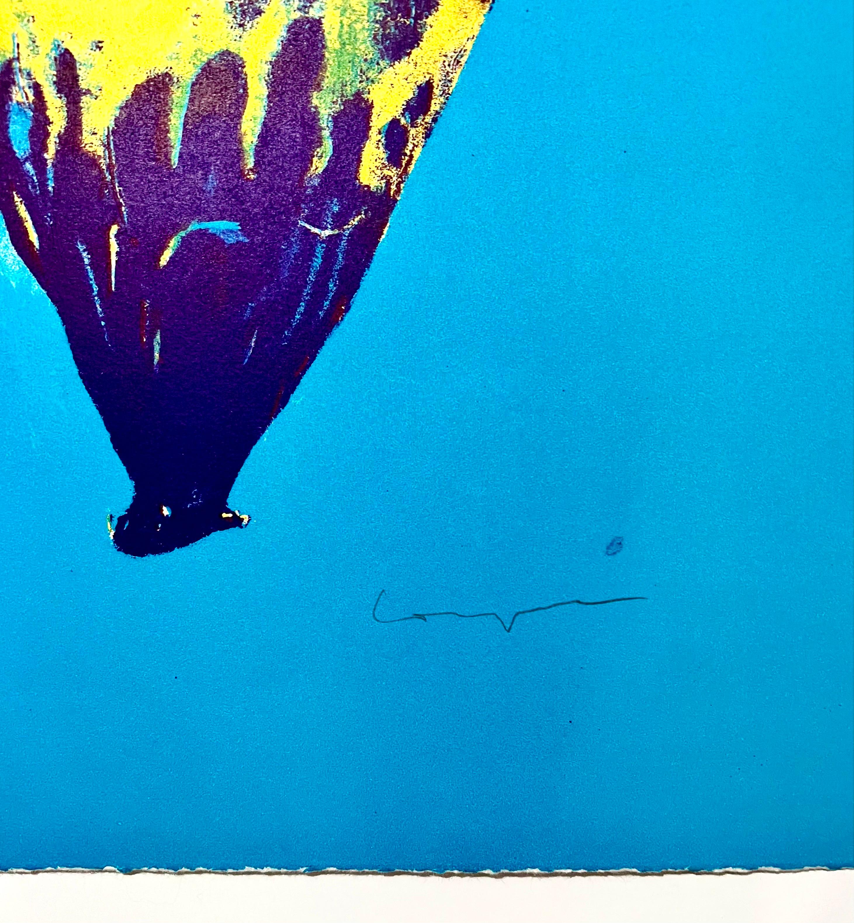 Pietro Consagra Italian Mod Abstract Expressionist Forma Brutalist Lithograph For Sale 3