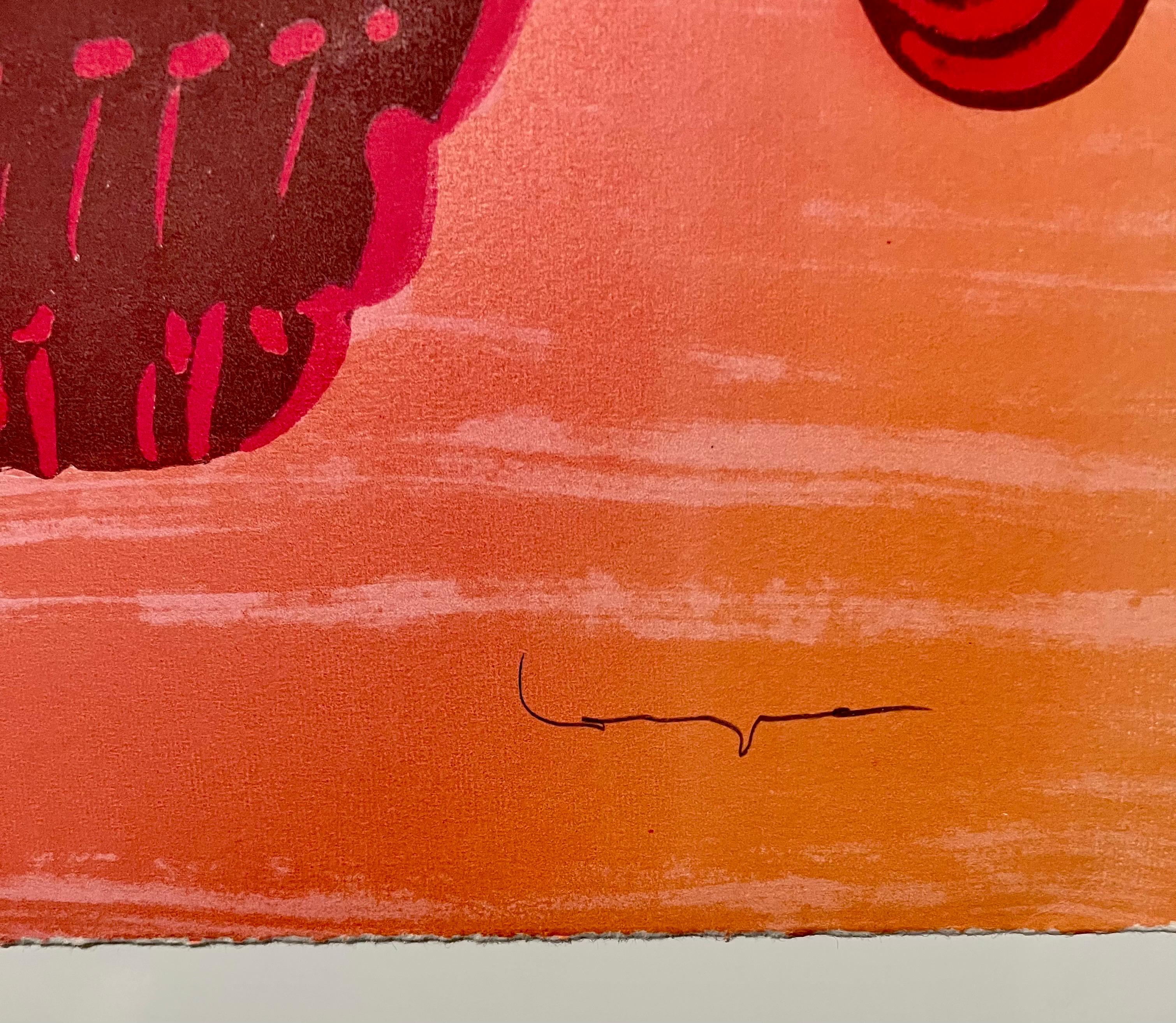 Pietro Consagra Italian Mod Abstract Expressionist Forma Brutalist Lithographie en vente 3