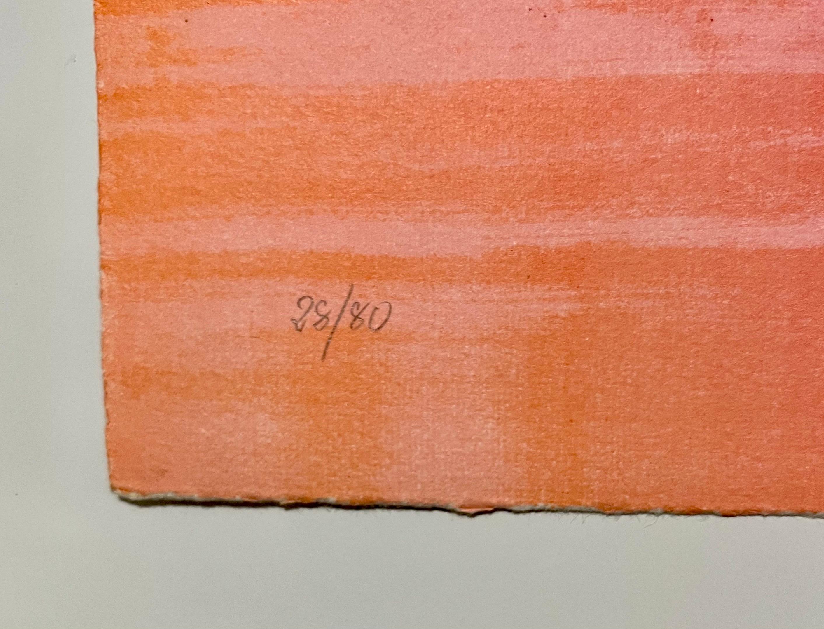 Pietro Consagra Italian Mod Abstract Expressionist Forma Brutalist Lithographie en vente 5