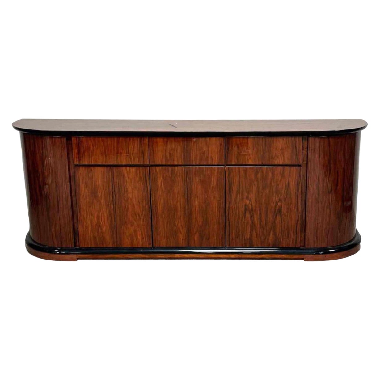 Pietro Constantini Late 20th Century Lacquered Wood Credenze for Ello For Sale