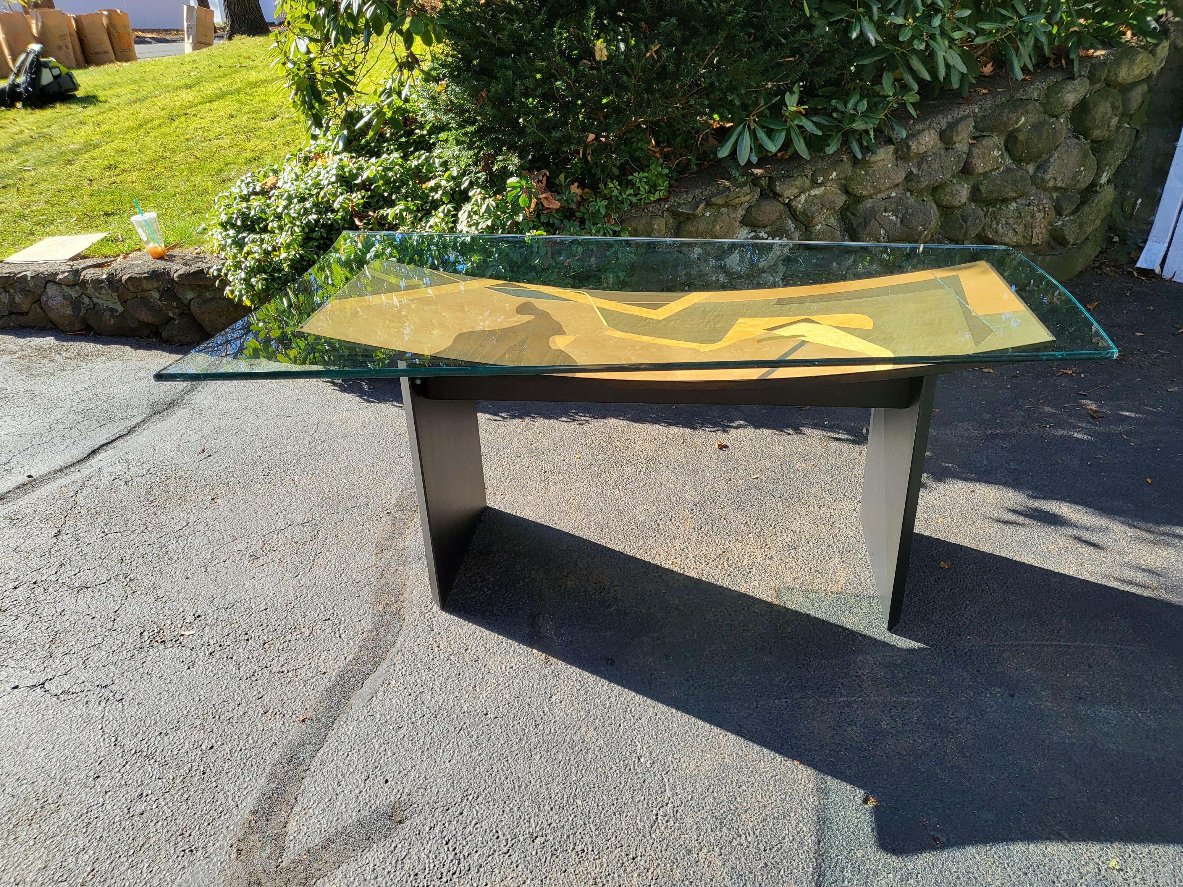 Pietro Constantini Postmodern Dining Table In Good Condition For Sale In W Allenhurst, NJ